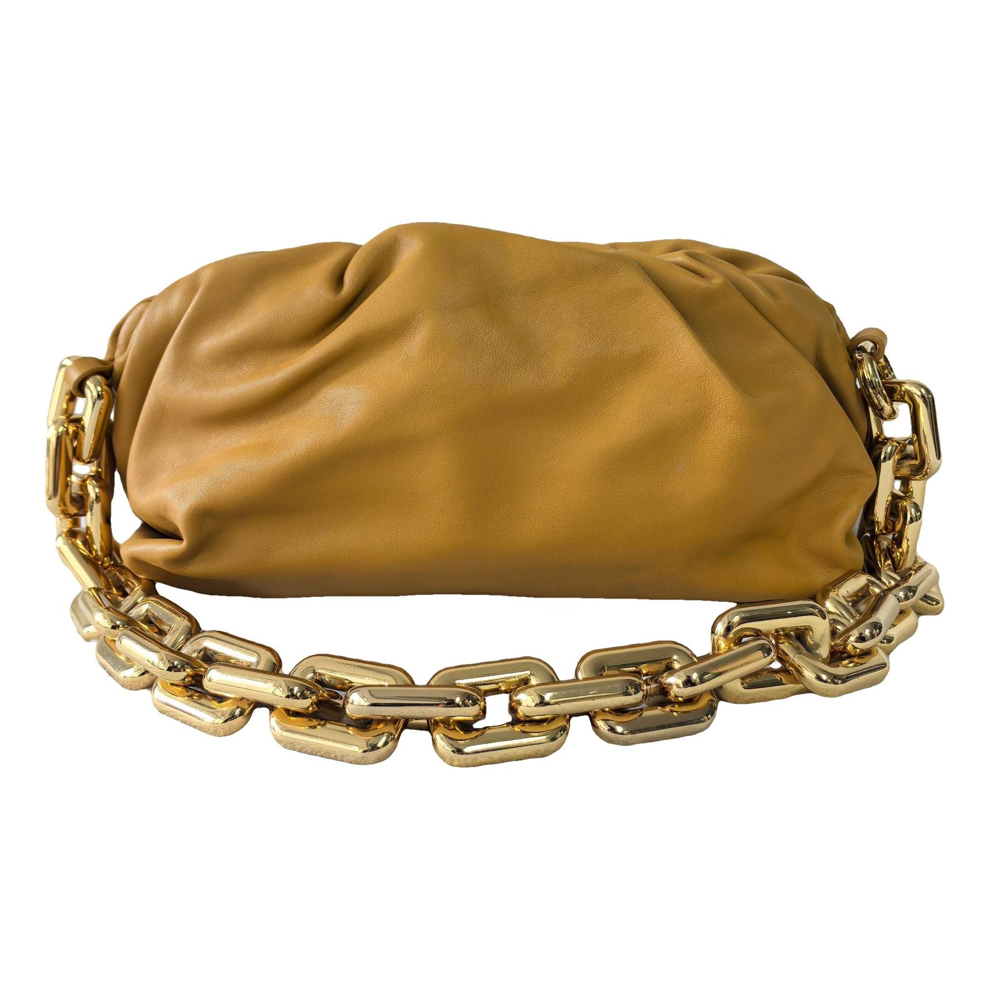 Chain Pouch leather handbag