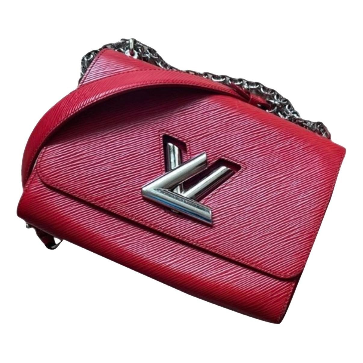 Twist leather crossbody bag