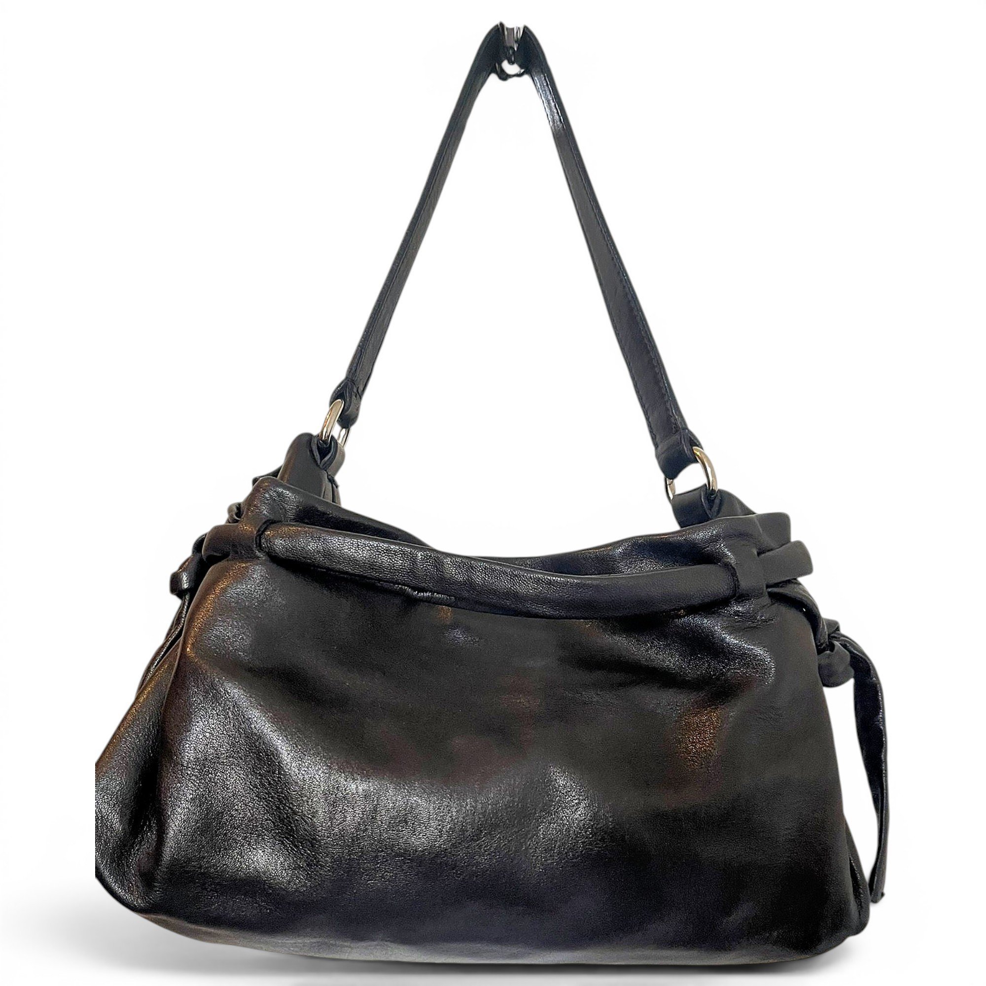 Leather handbag