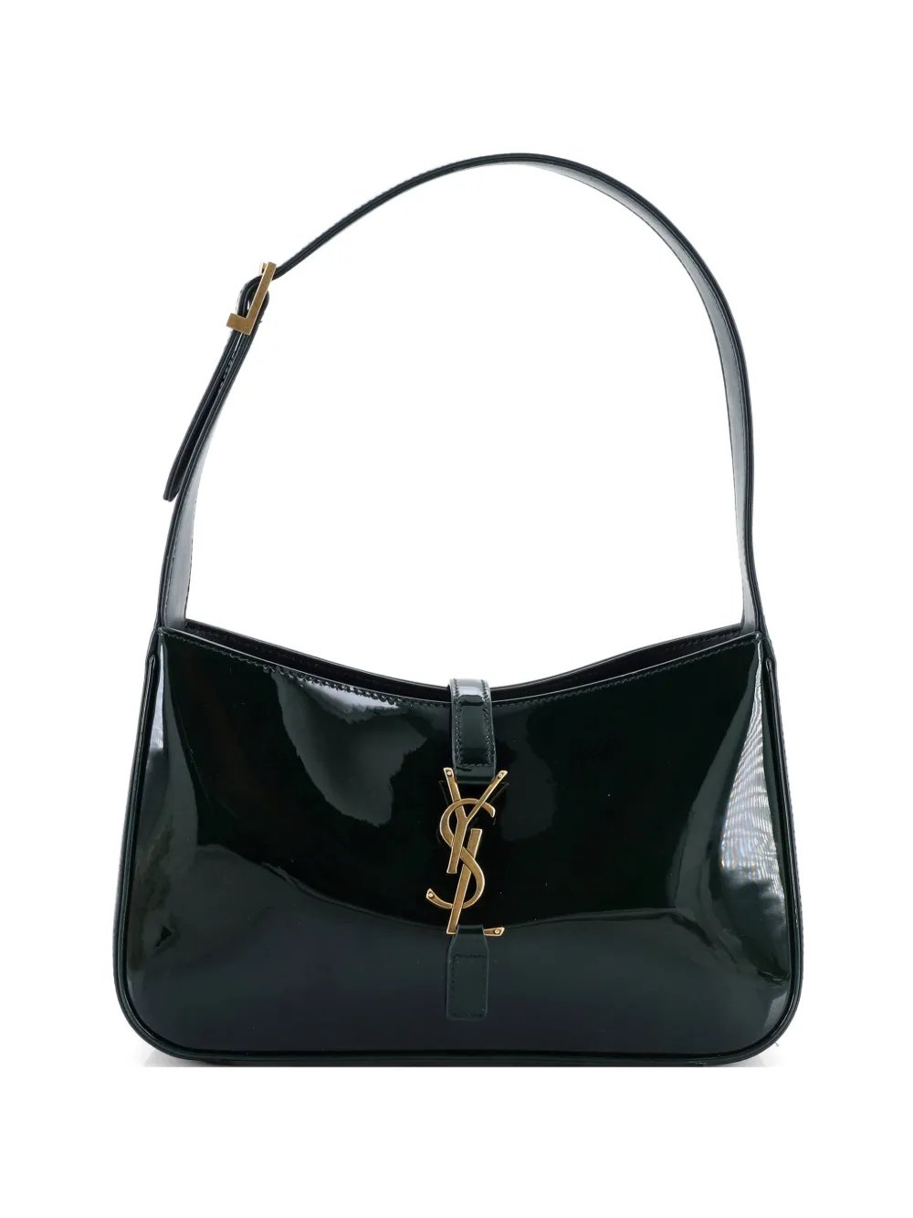 Le 5 a 7 Patent Small hobo bag