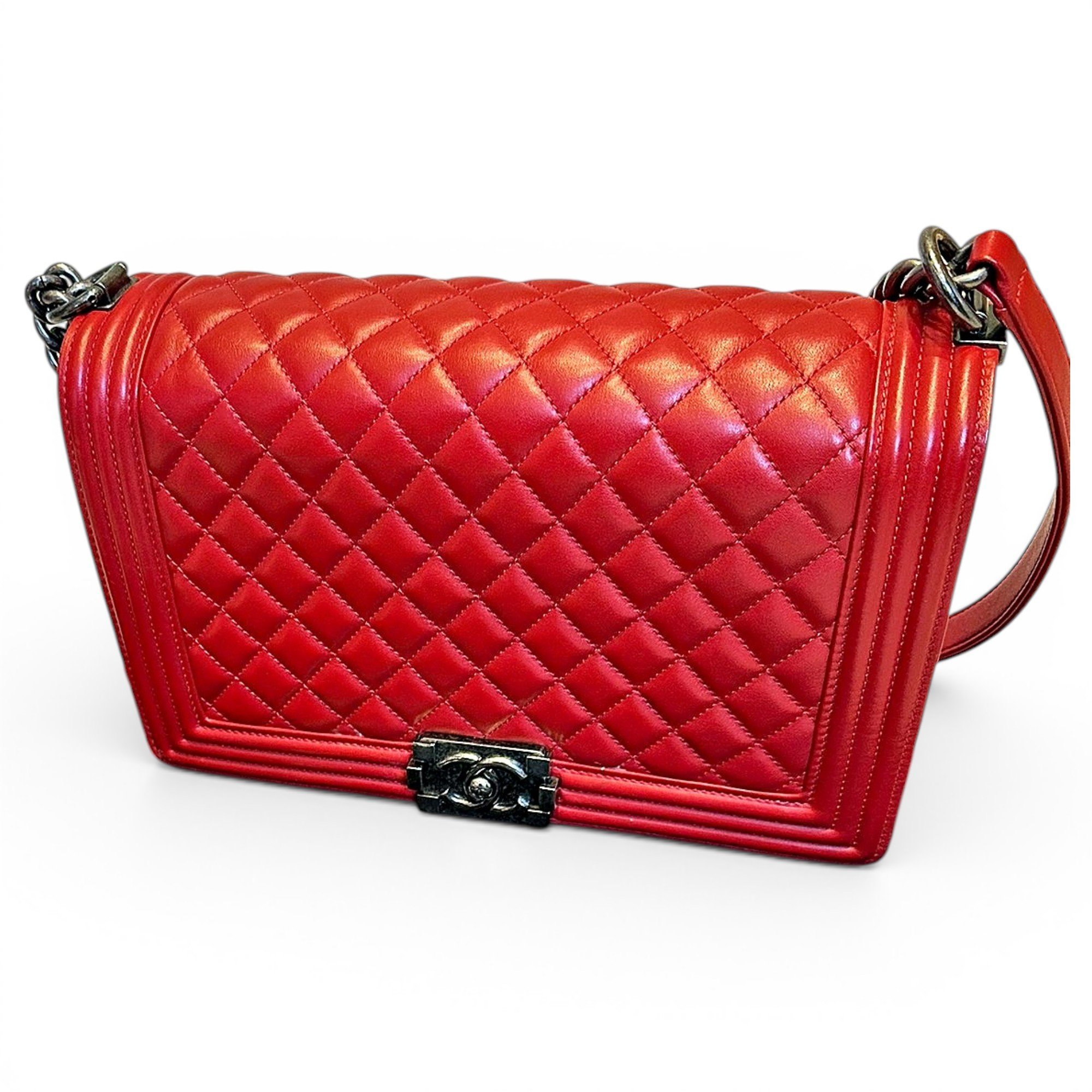 Boy leather crossbody bag