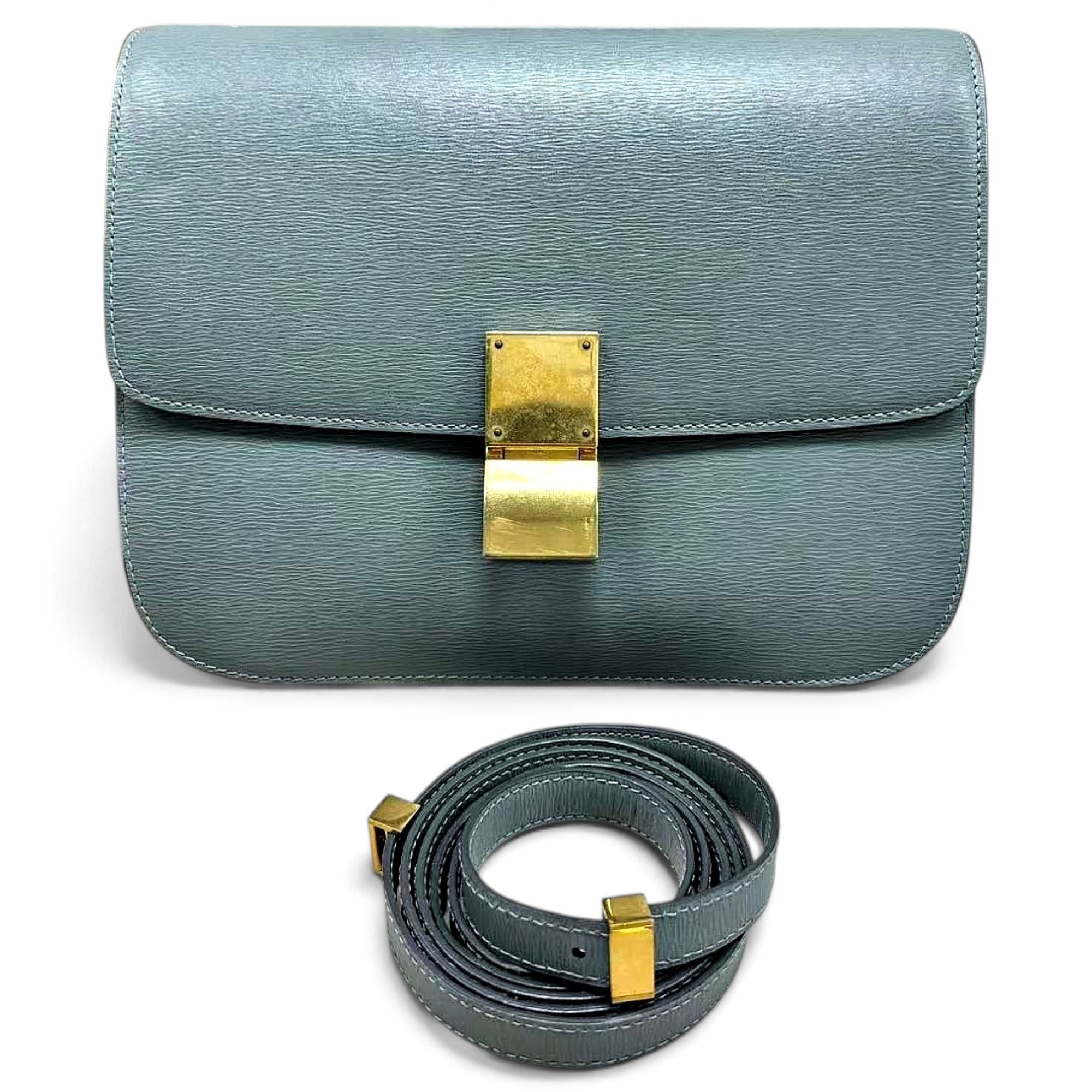 Classic leather crossbody bag