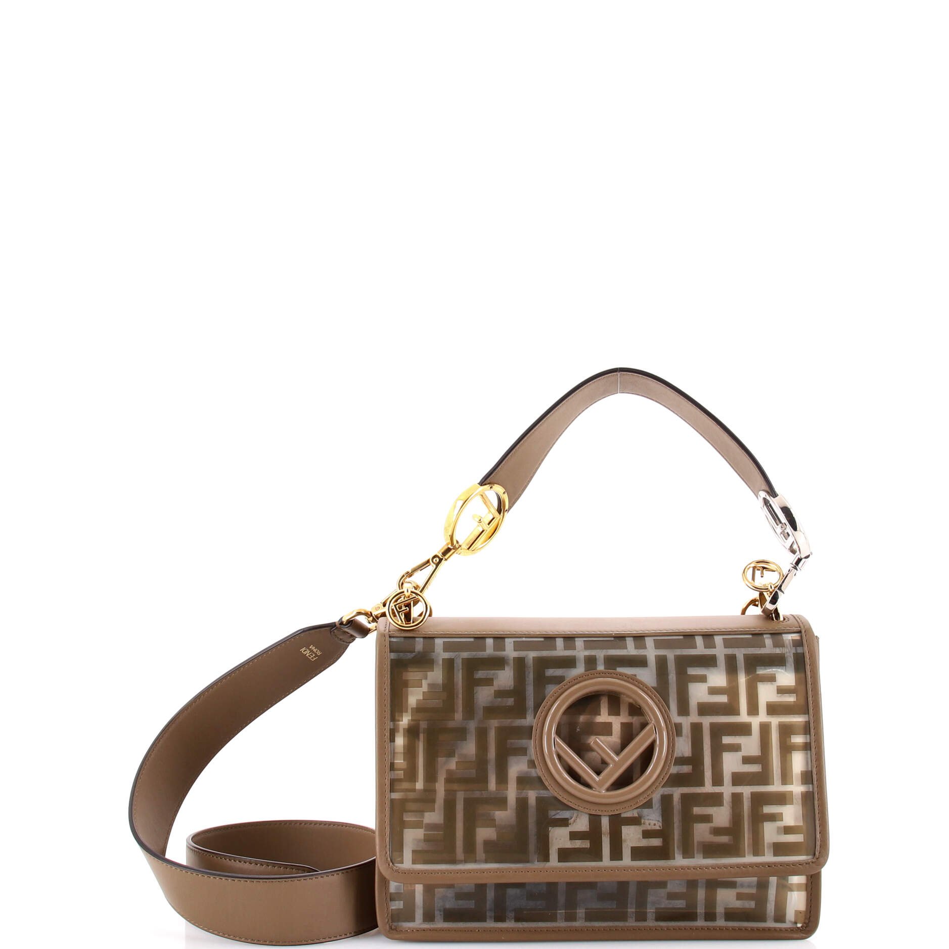 Kan I F Shoulder Bag Zucca PU Medium