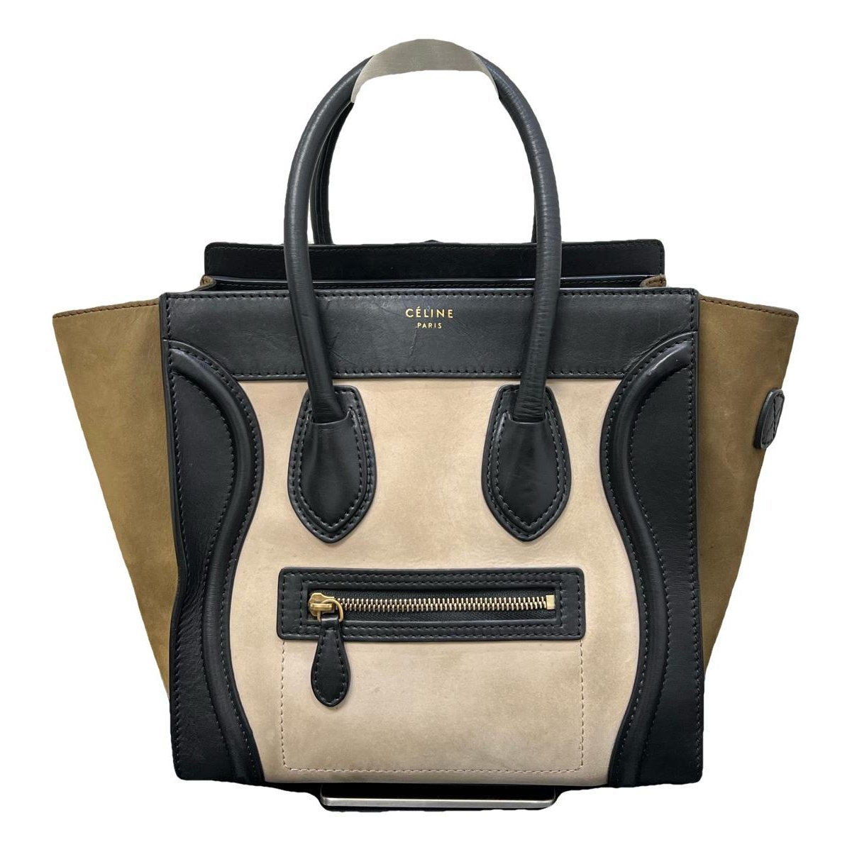 Luggage leather handbag