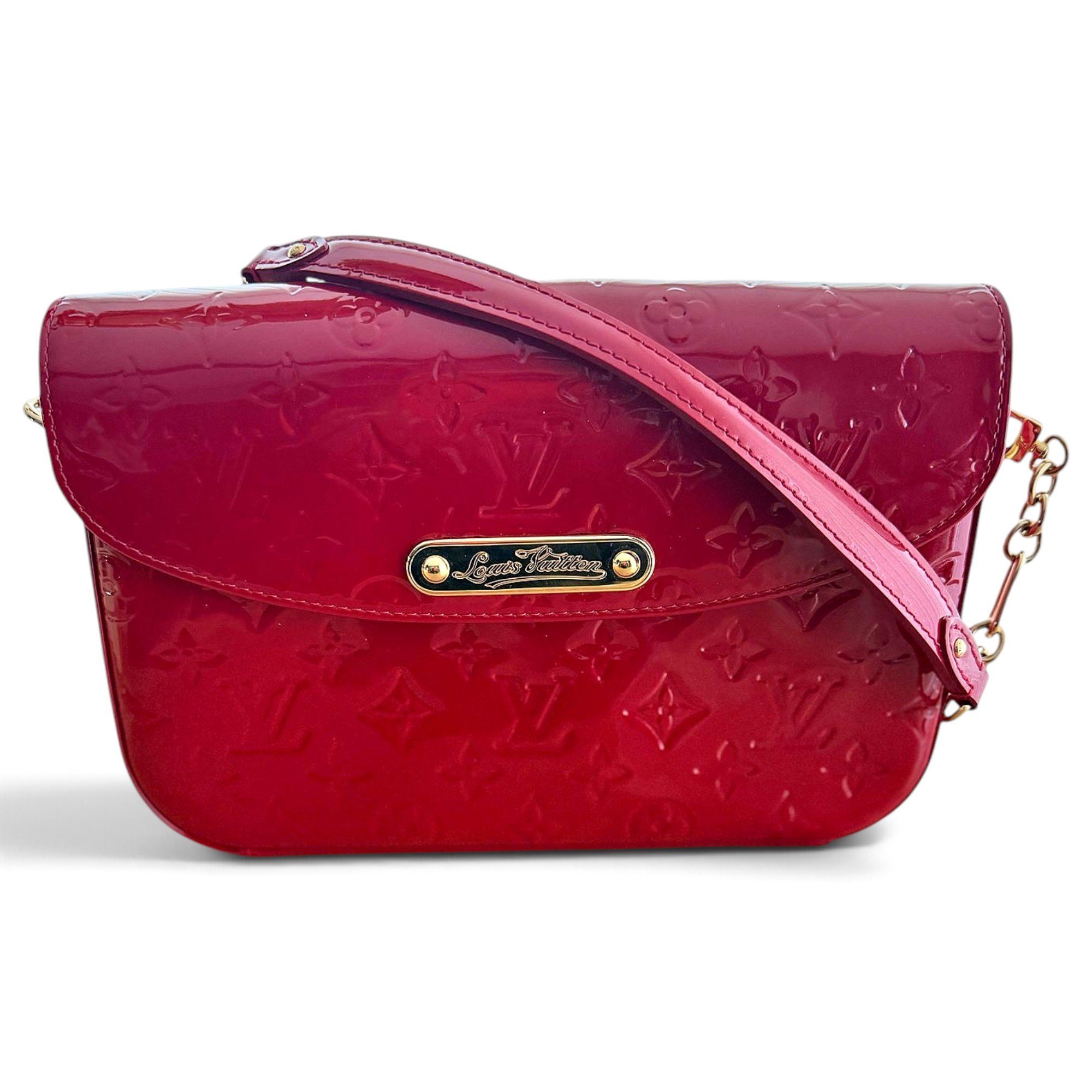 Patent leather handbag
