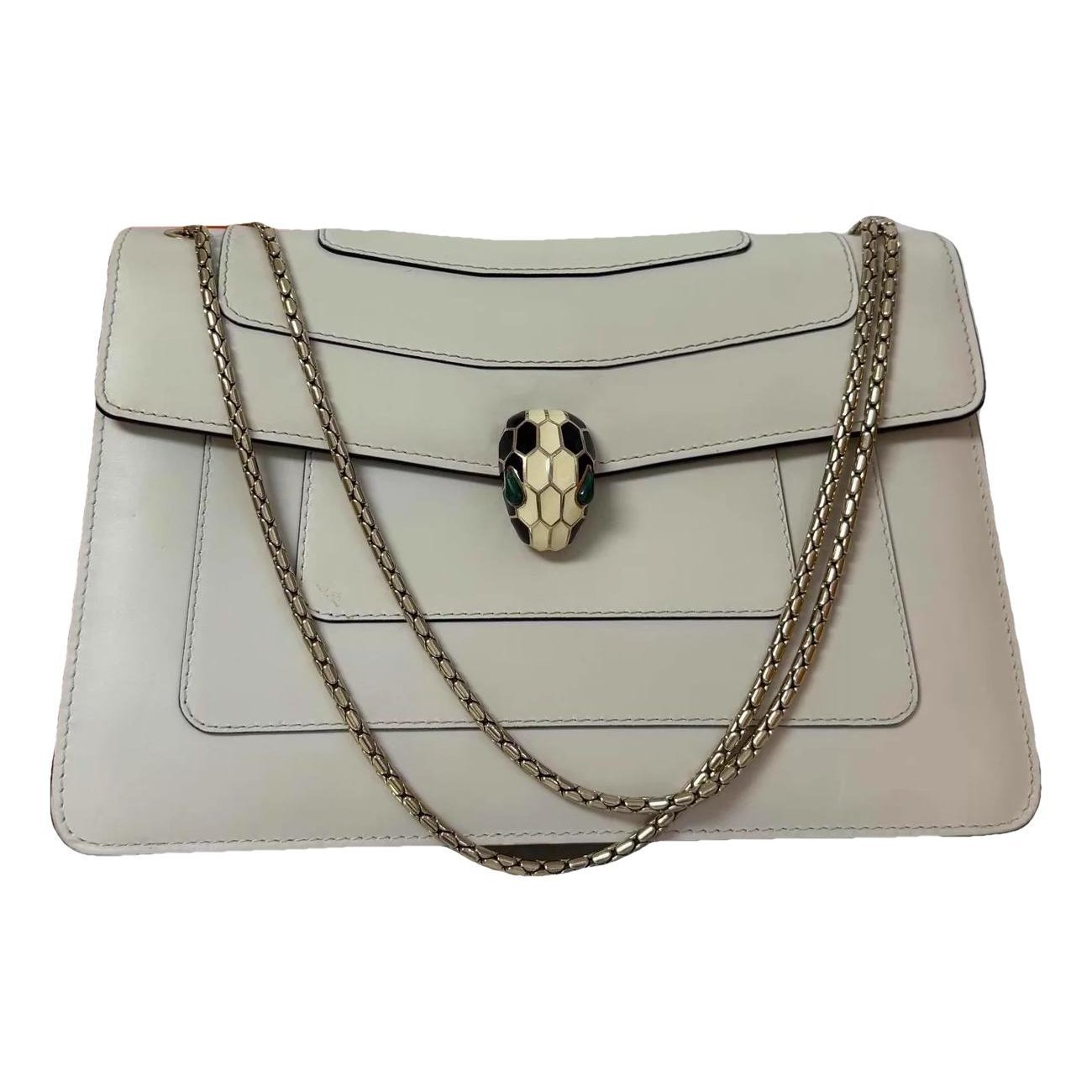 Serpenti leather handbag