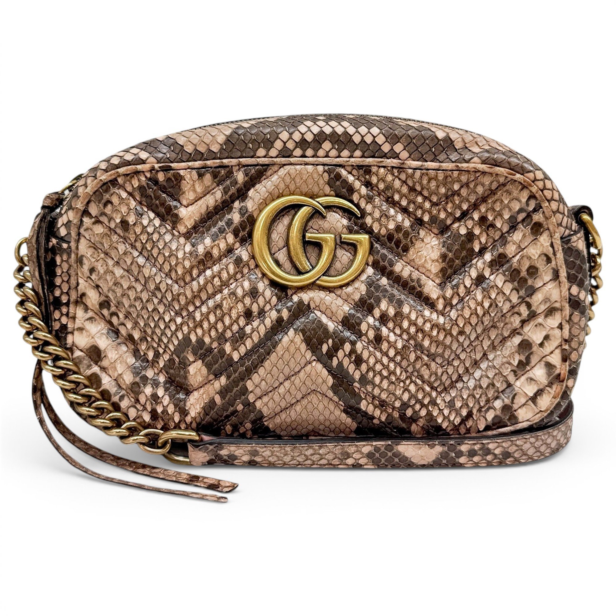 GG Marmont Chain Matelasse leather handbag
