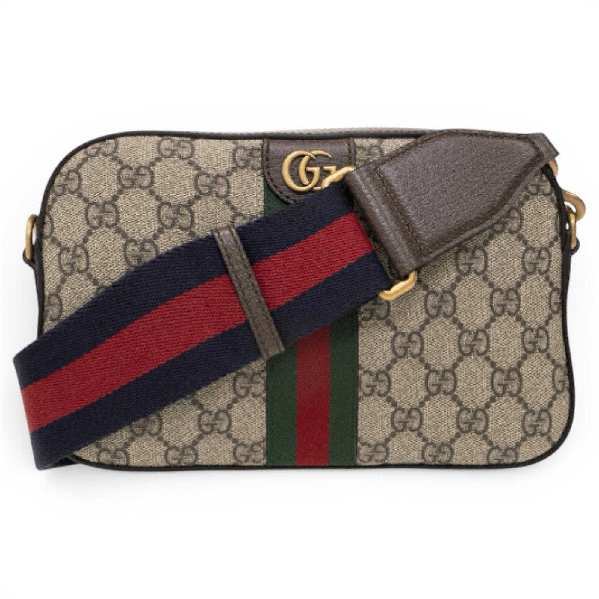 Ophidia leather crossbody bag