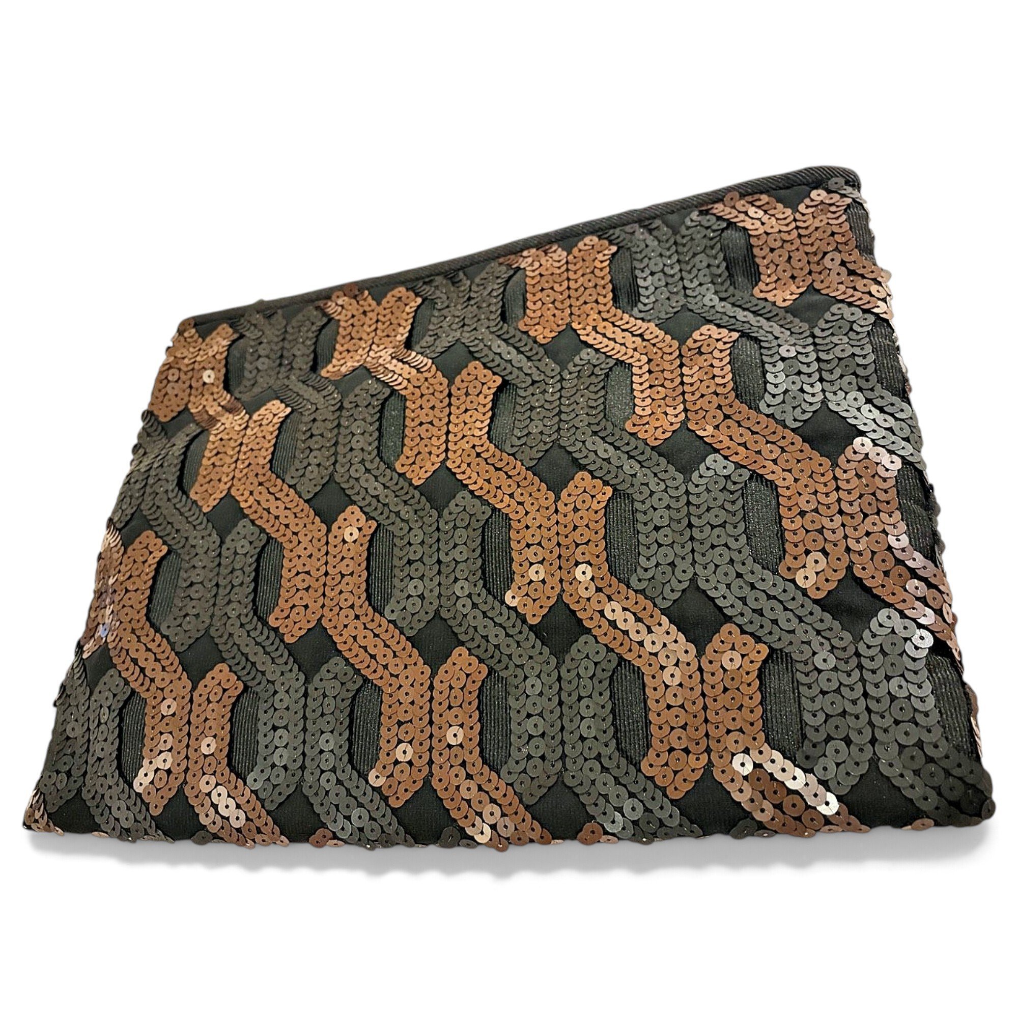 Glitter clutch bag