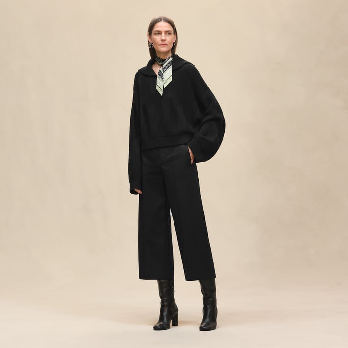 Noir "H" Long-sleeve Sweater