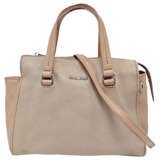 Leather handbag