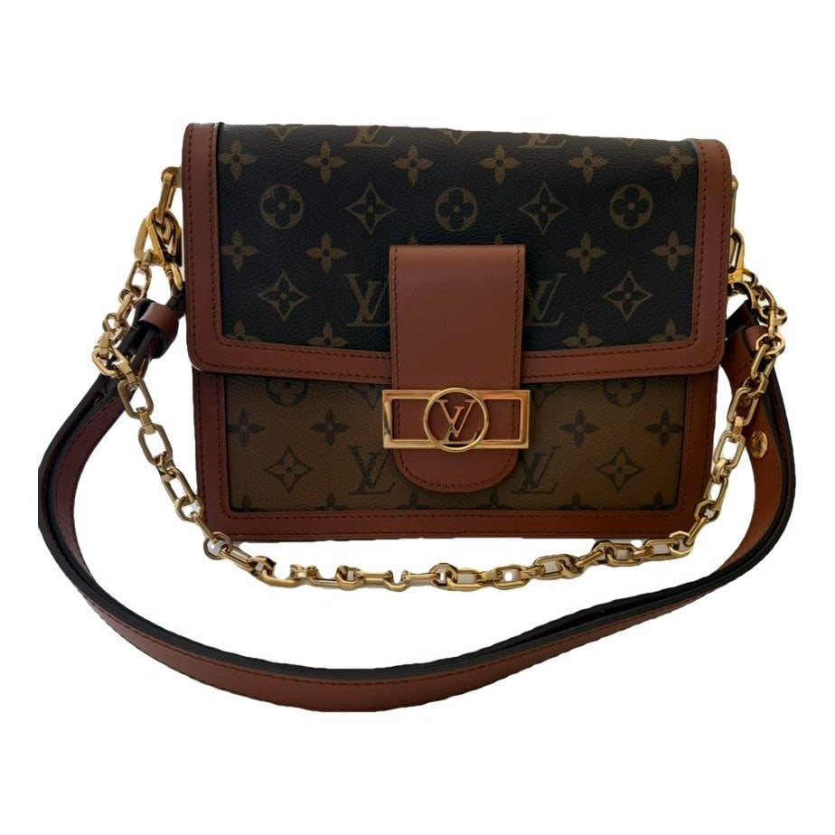 Dauphine leather handbag