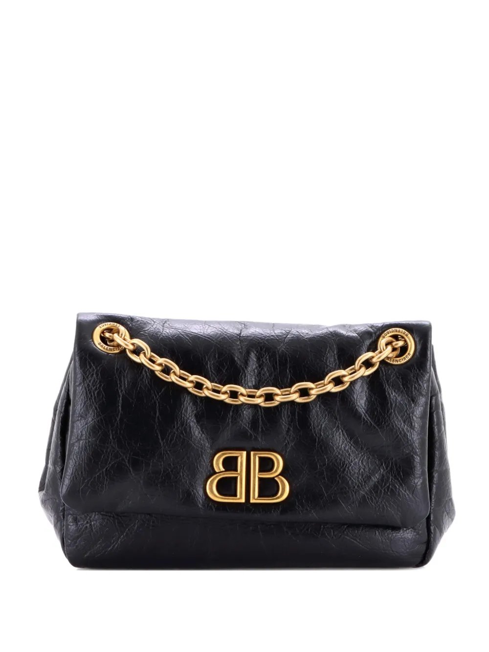 Monaco Chain Flap Leather Mini shoulder bag