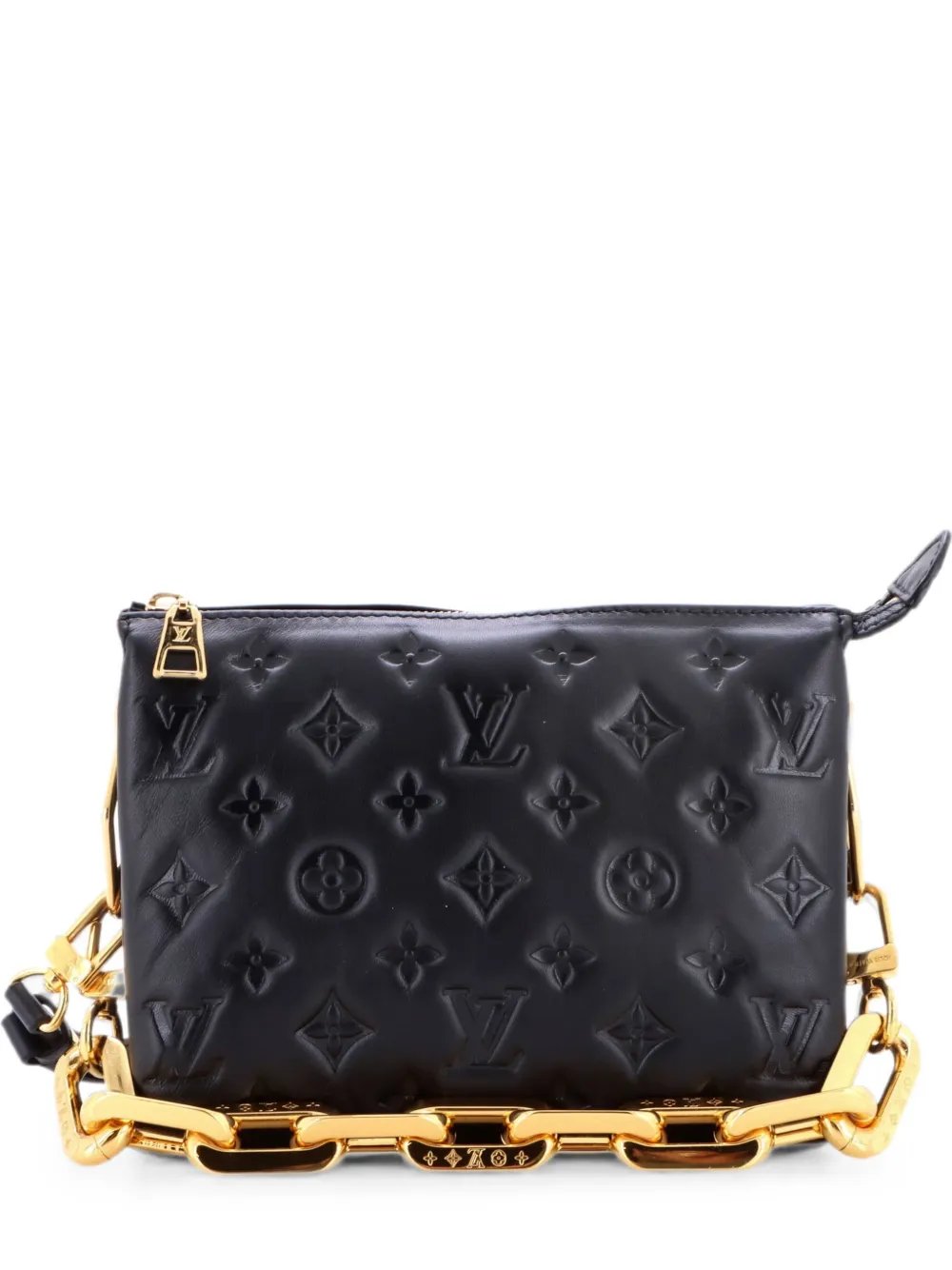 Coussin Bag Monogram Embossed Lambskin BB crossbody bag