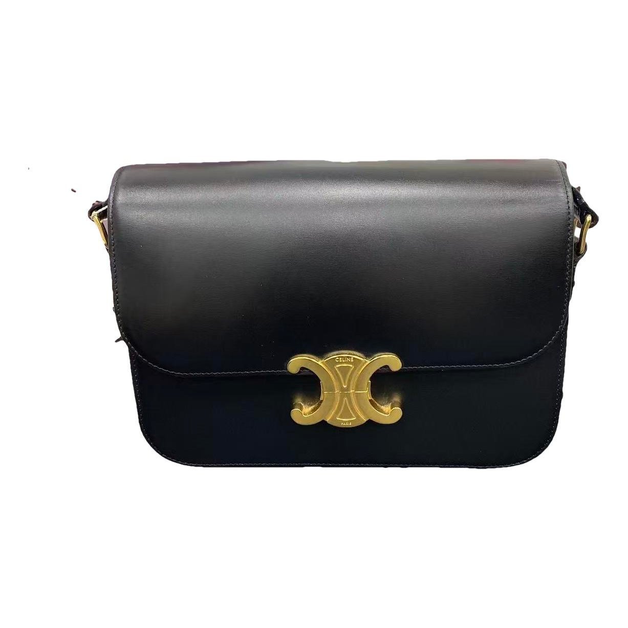 Triomphe leather handbag