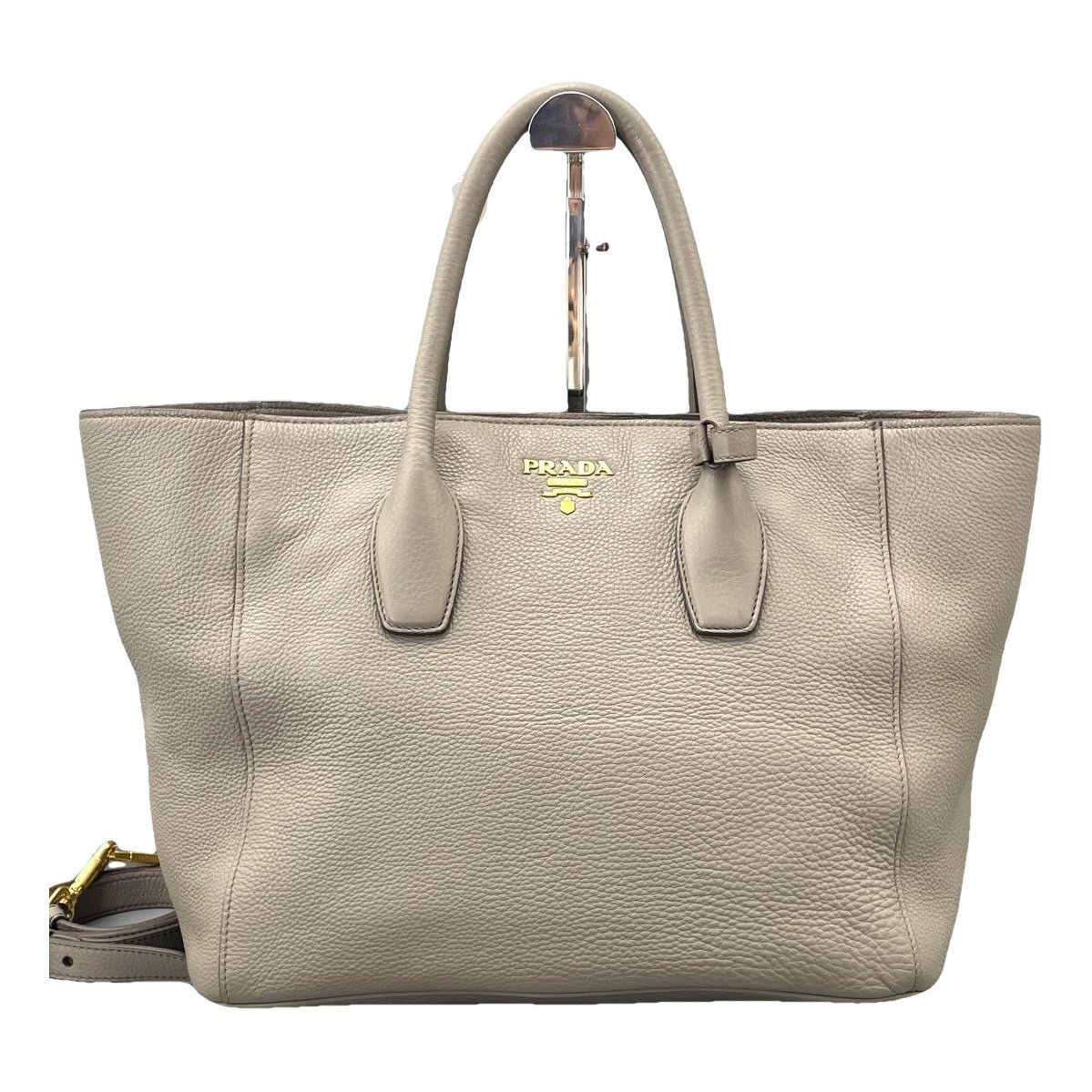 Buckle leather handbag