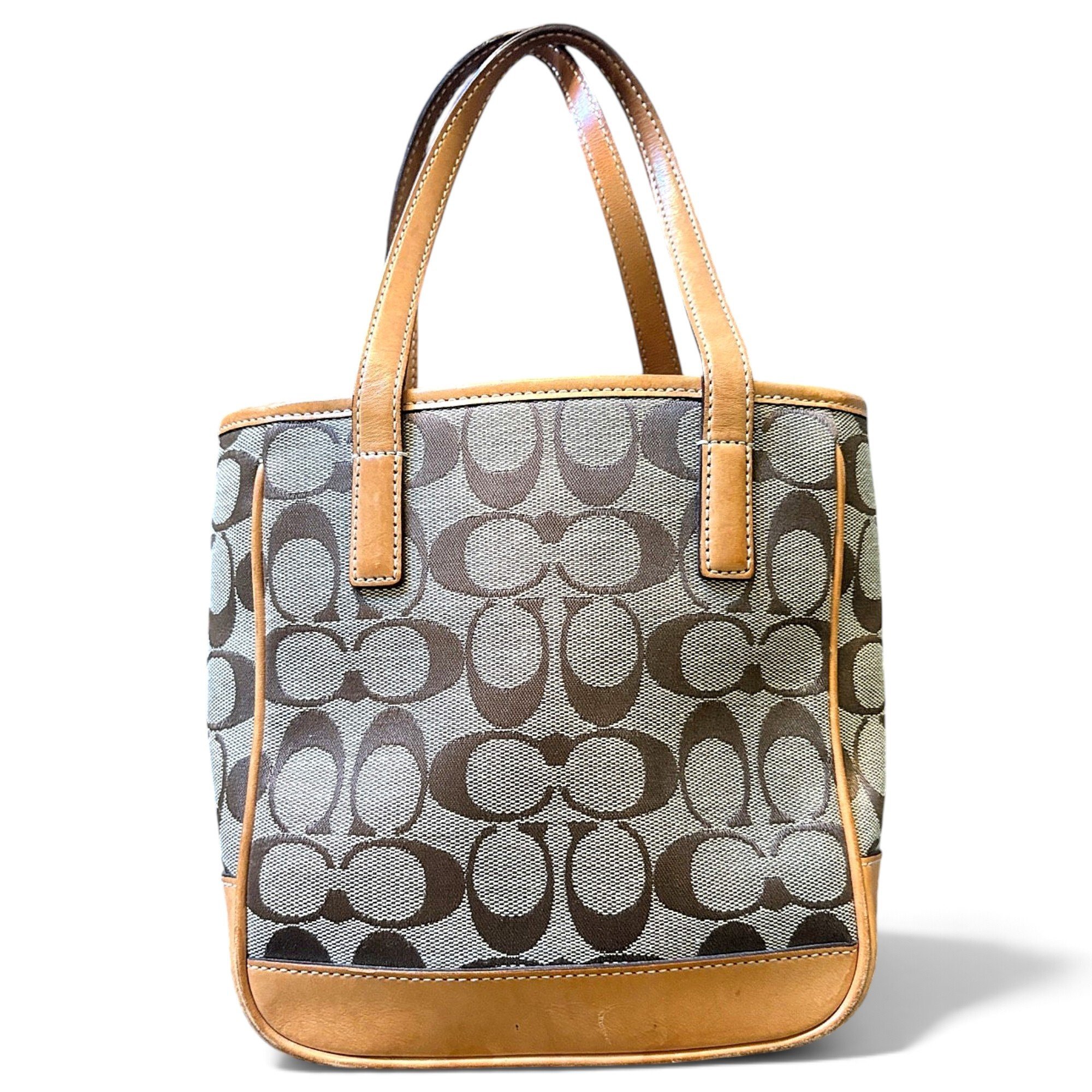 Leather tote