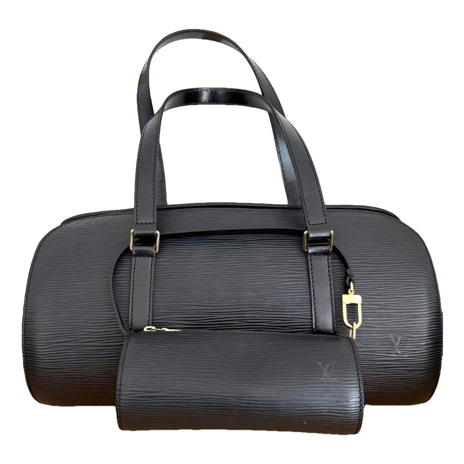 Soufflot Vintage patent leather handbag