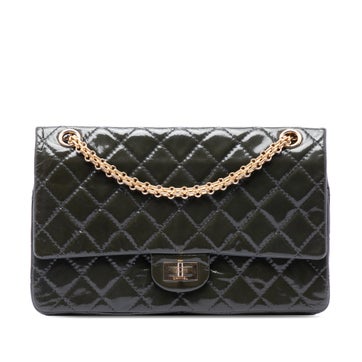 Patent Leather Quilted Patent Reissue 2.55 Double Flap
