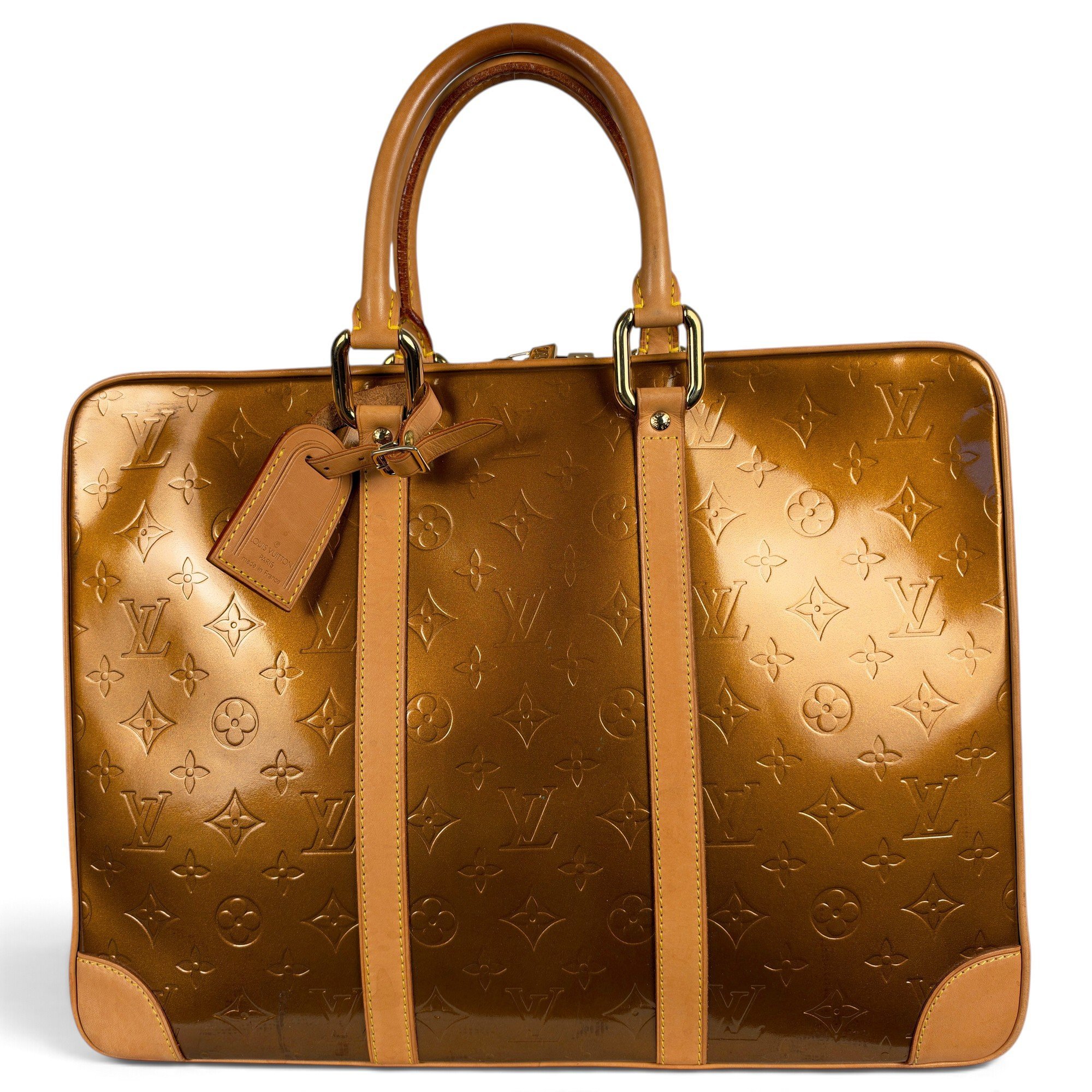 Louis Vuitton Porte Documents Voyage leather satchel
