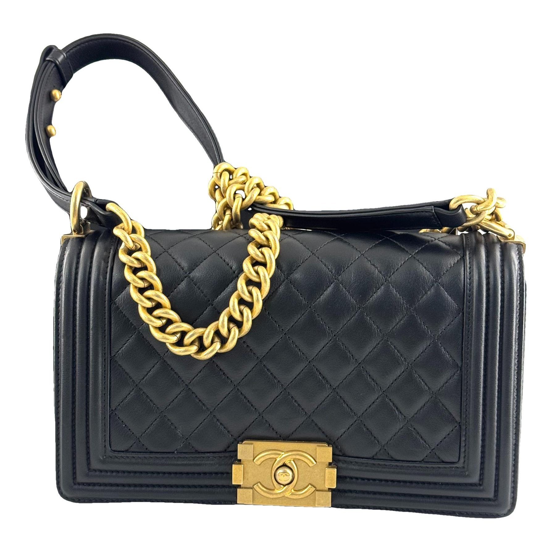 Boy leather crossbody bag