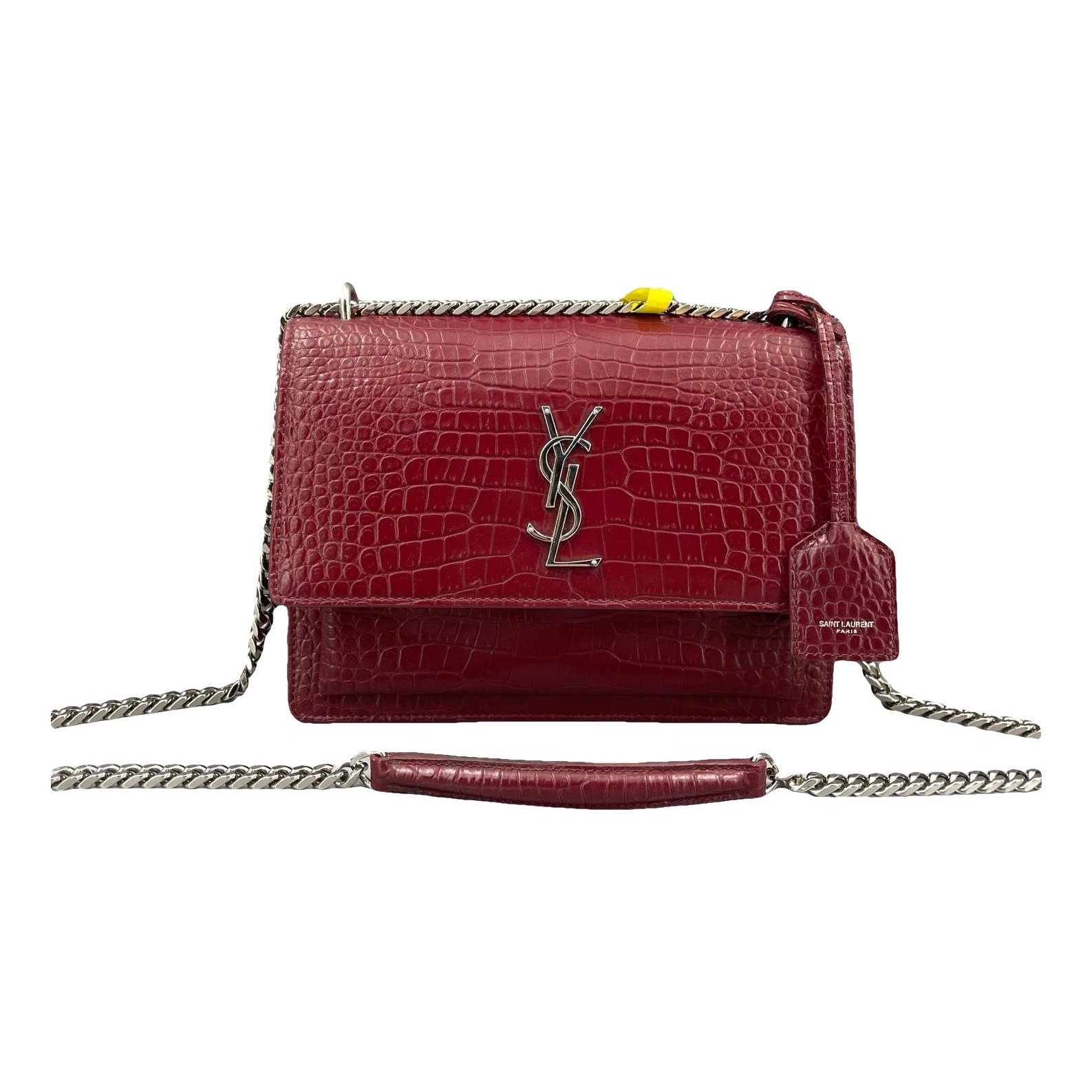 Sunset leather handbag