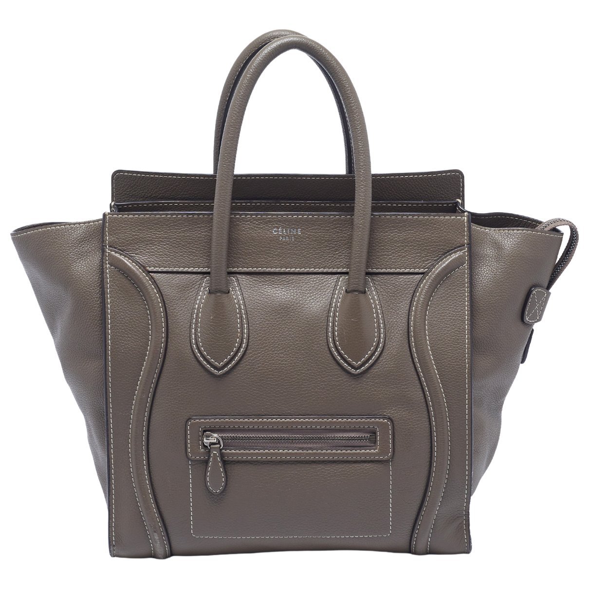 Luggage leather tote