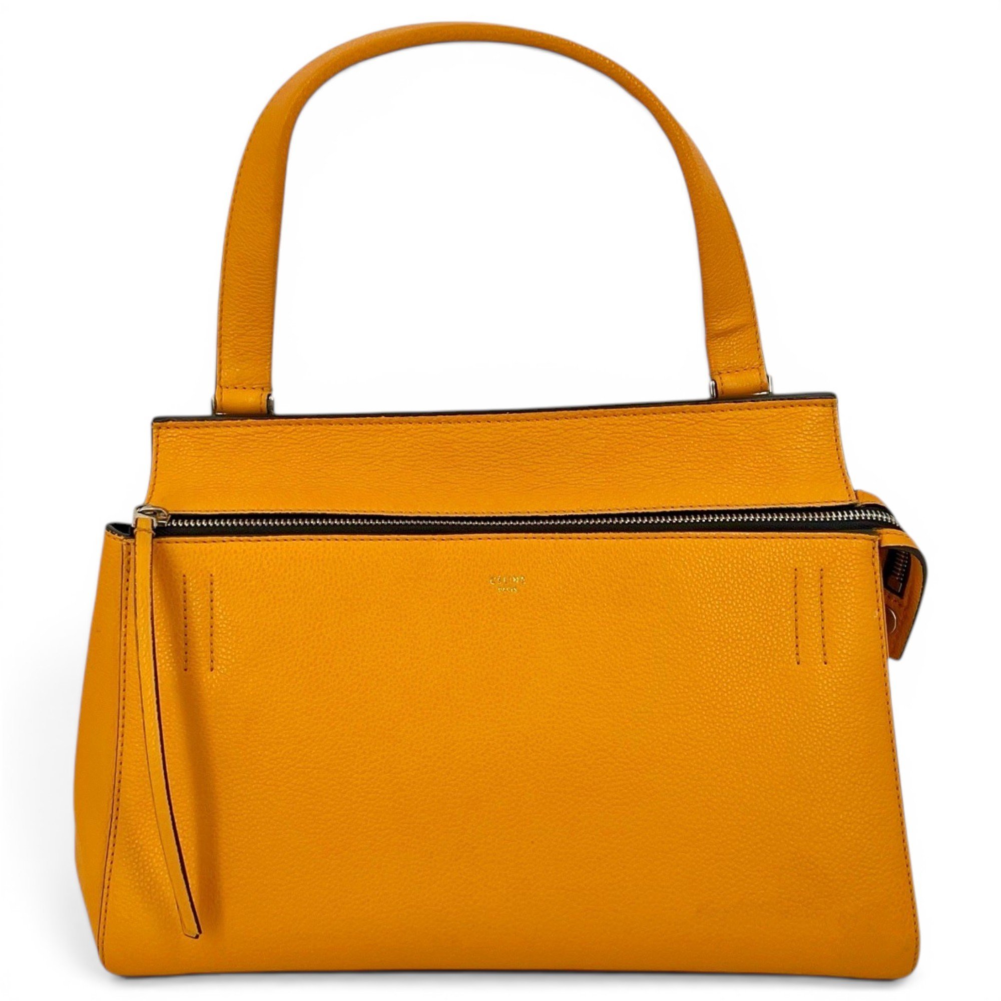 Edge leather handbag