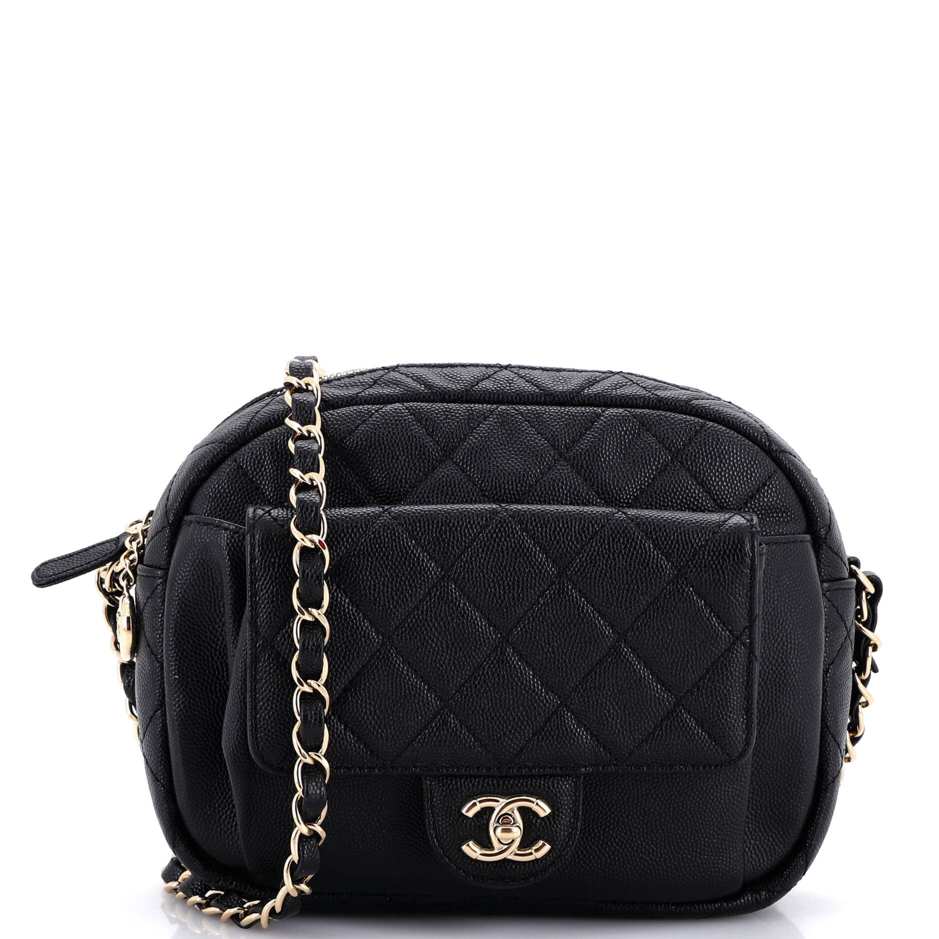 CC Day Camera Case Quilted Caviar Medium