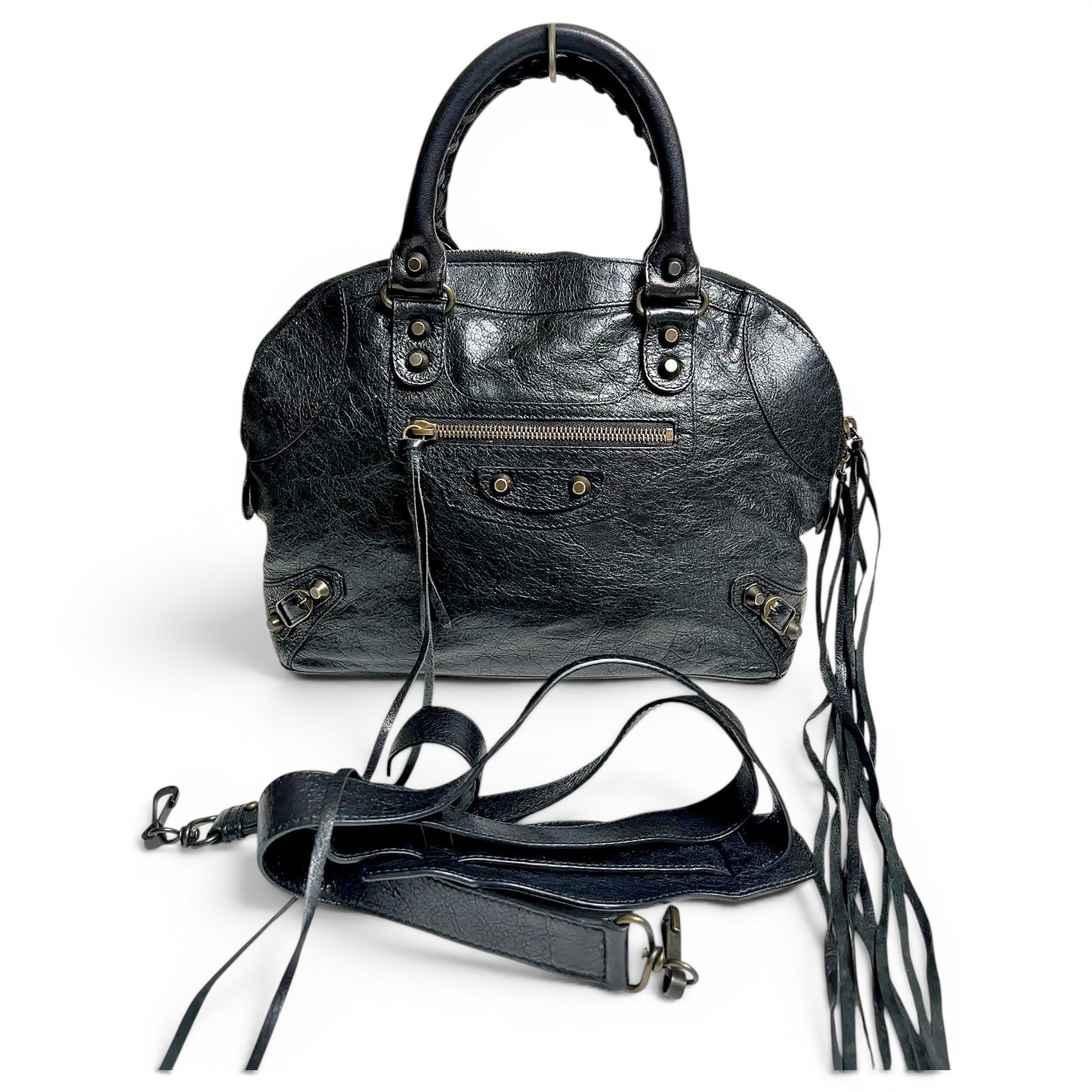 Ville Top Handle leather crossbody bag