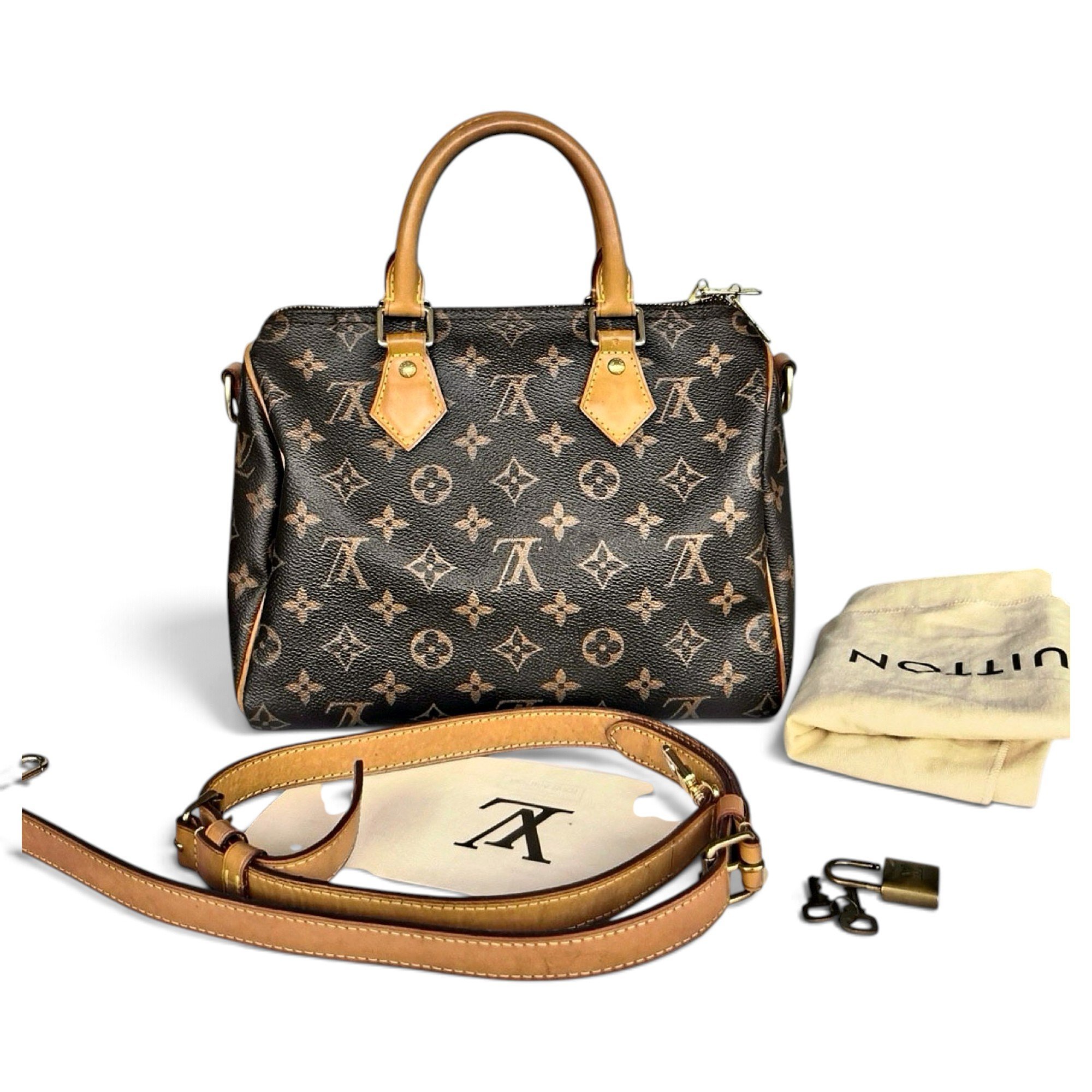Speedy Bandoulière leather handbag
