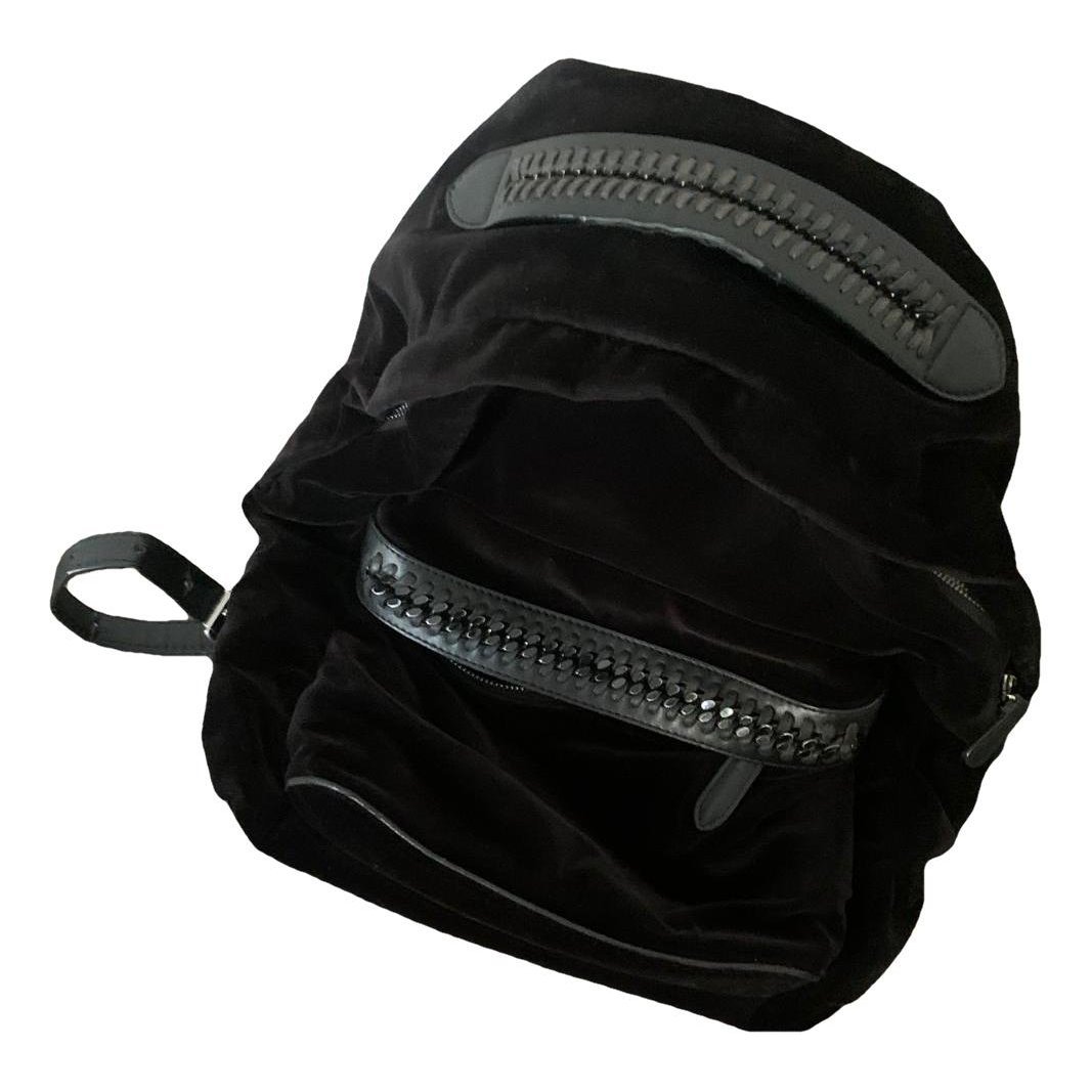 Stella McCartney Falabella Go velvet backpack