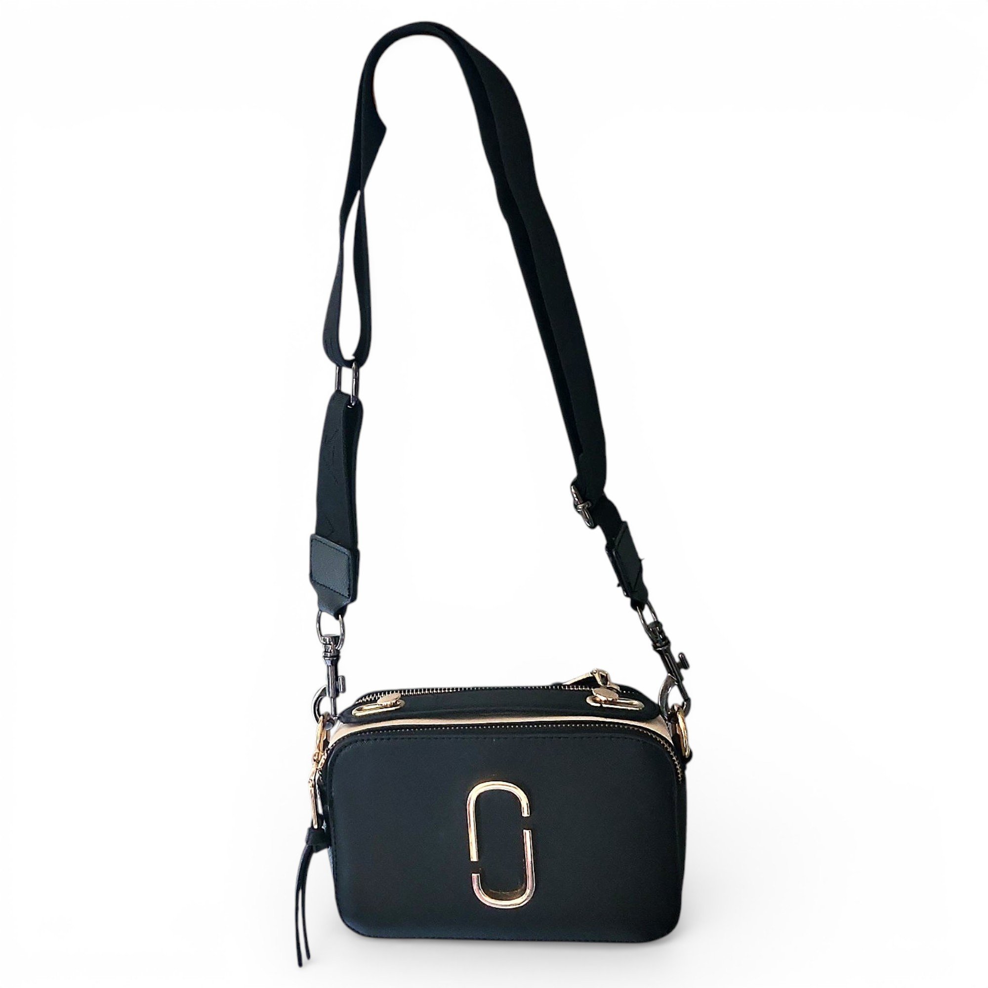 Snapshot leather crossbody bag