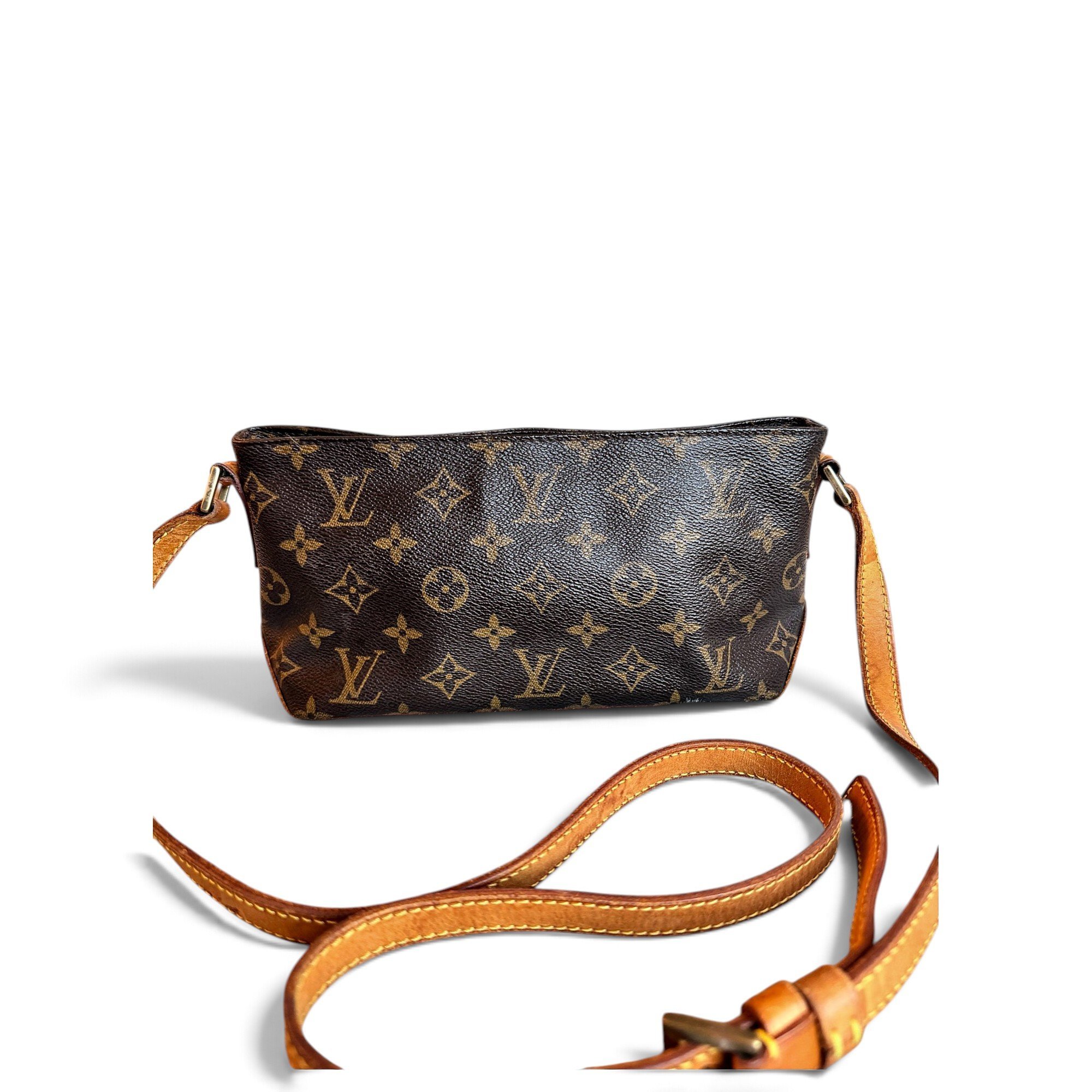 Trotteur leather crossbody bag