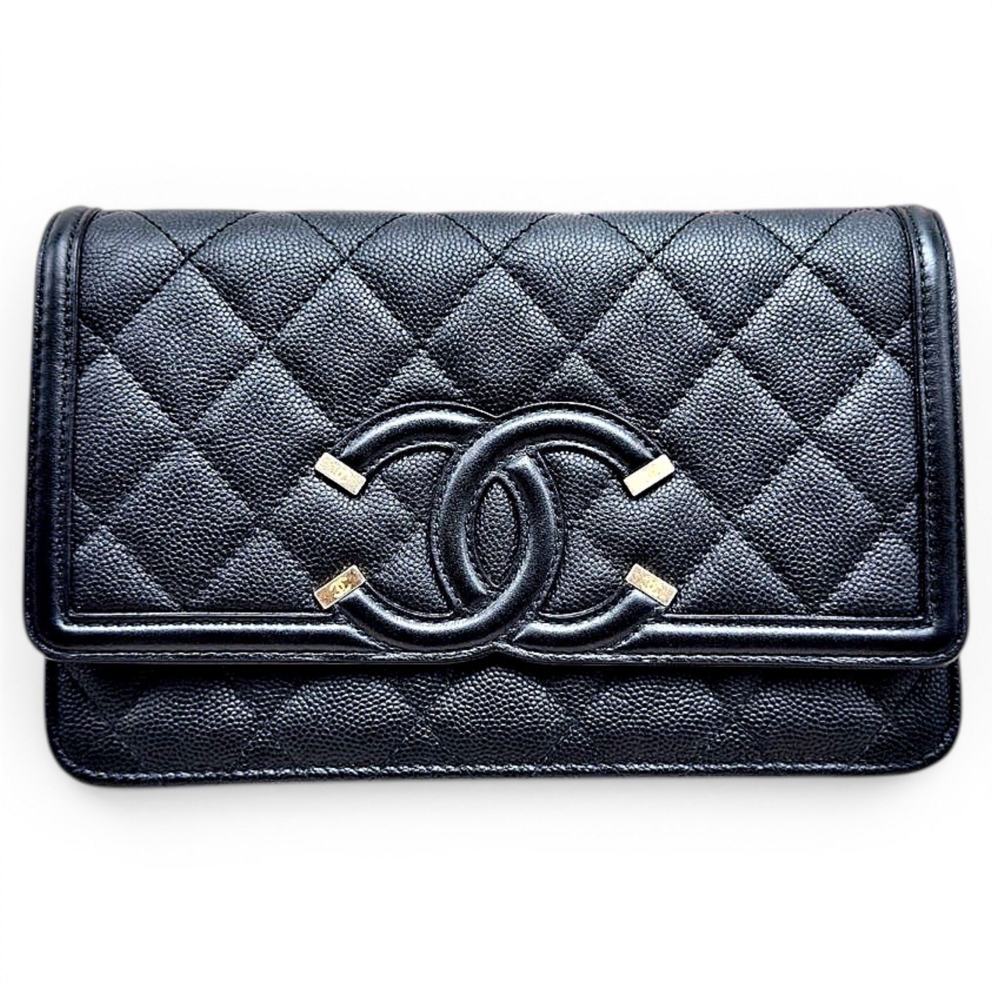 Wallet On Chain Timeless/Classique leather crossbody bag