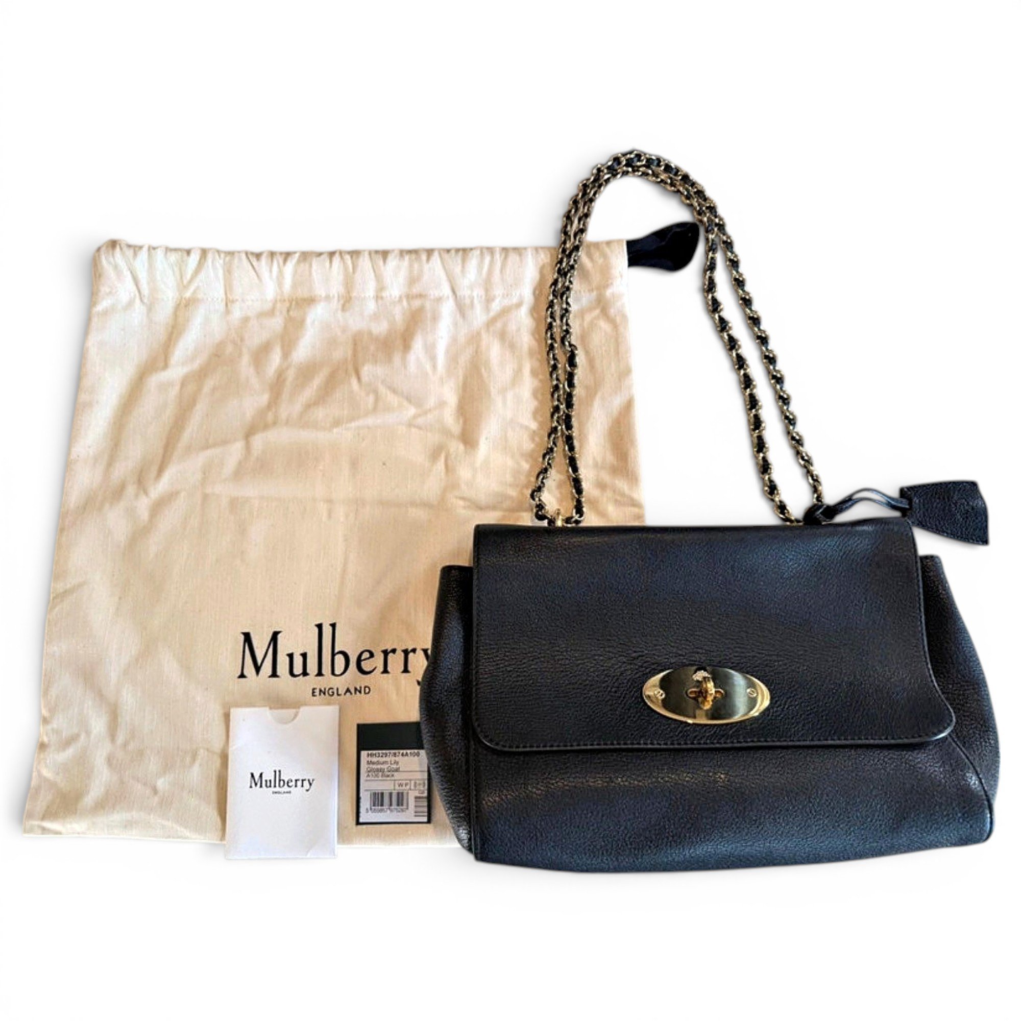 Lily leather handbag