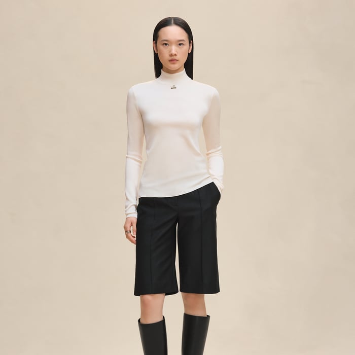 Blanc Naturel Long-sleeve Sweater