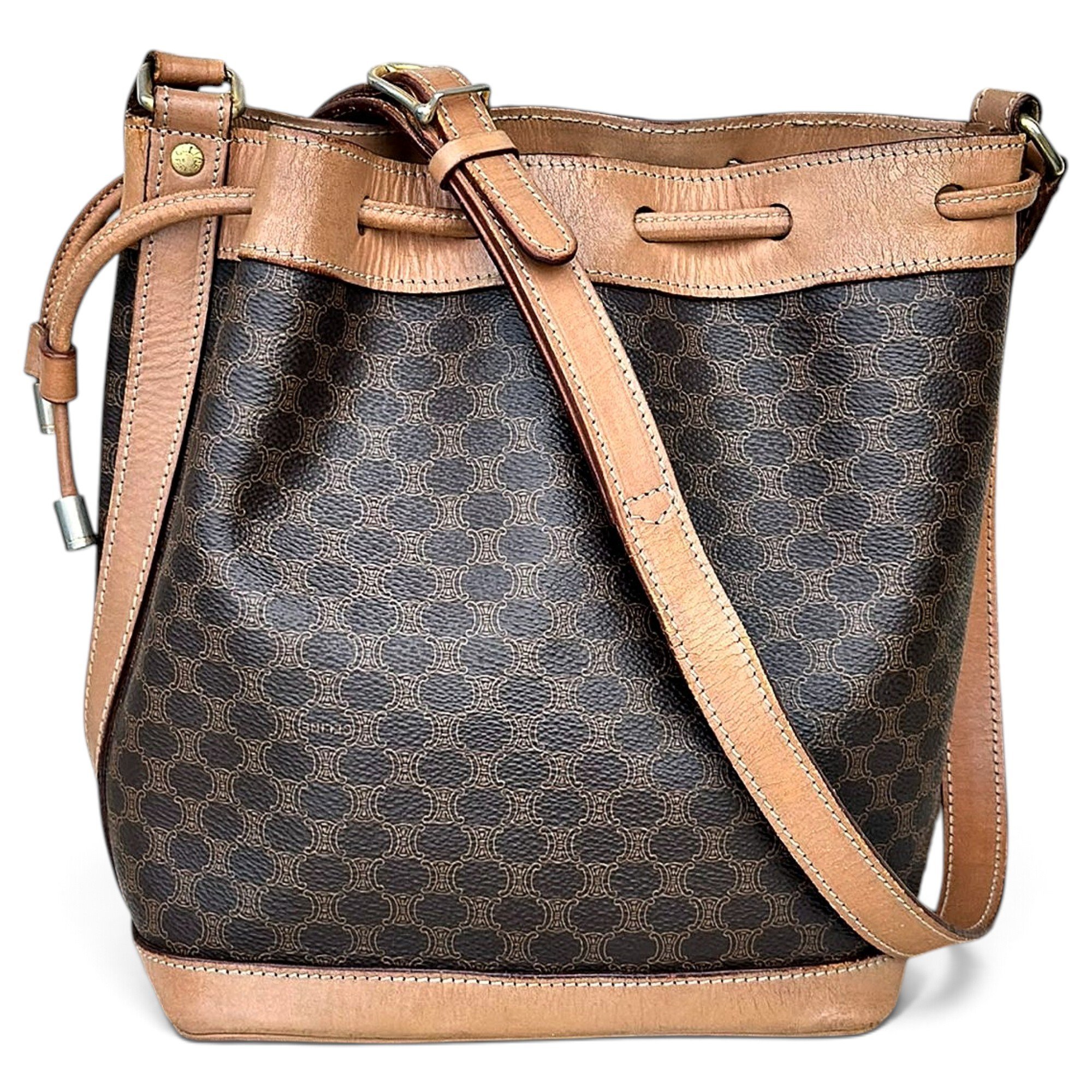 SAC SEAU leather handbag