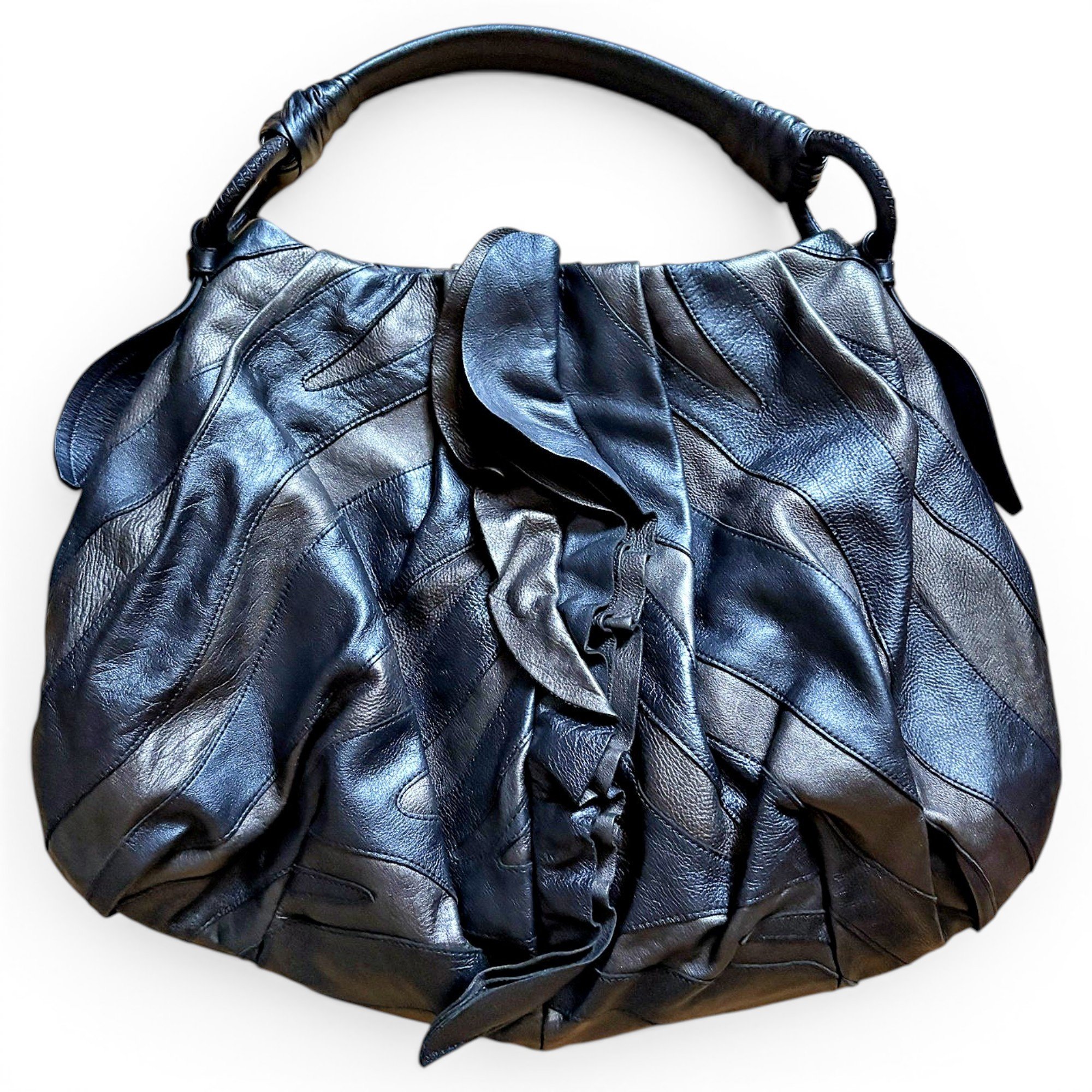 Leather handbag