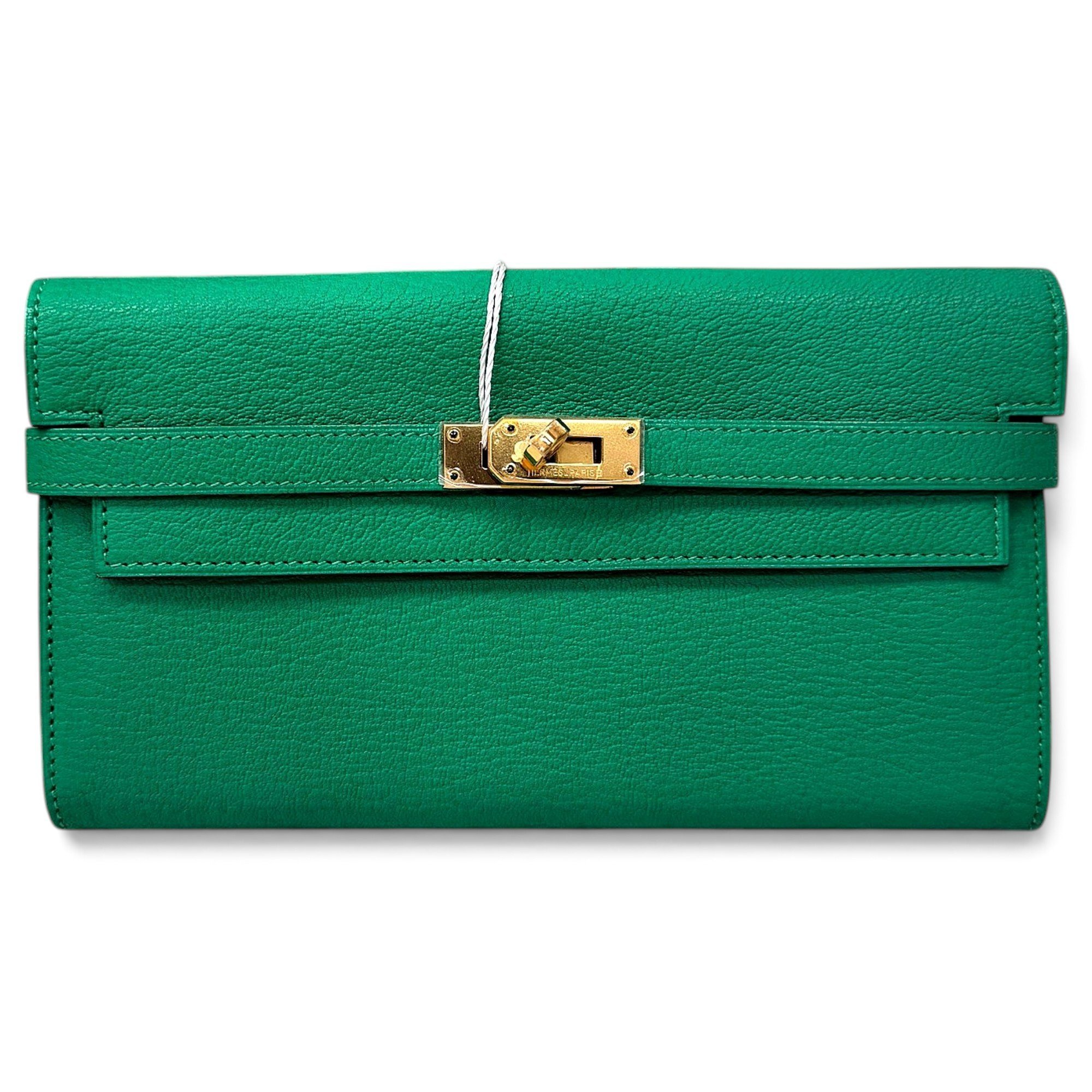 Kelly to go leather clutch bag