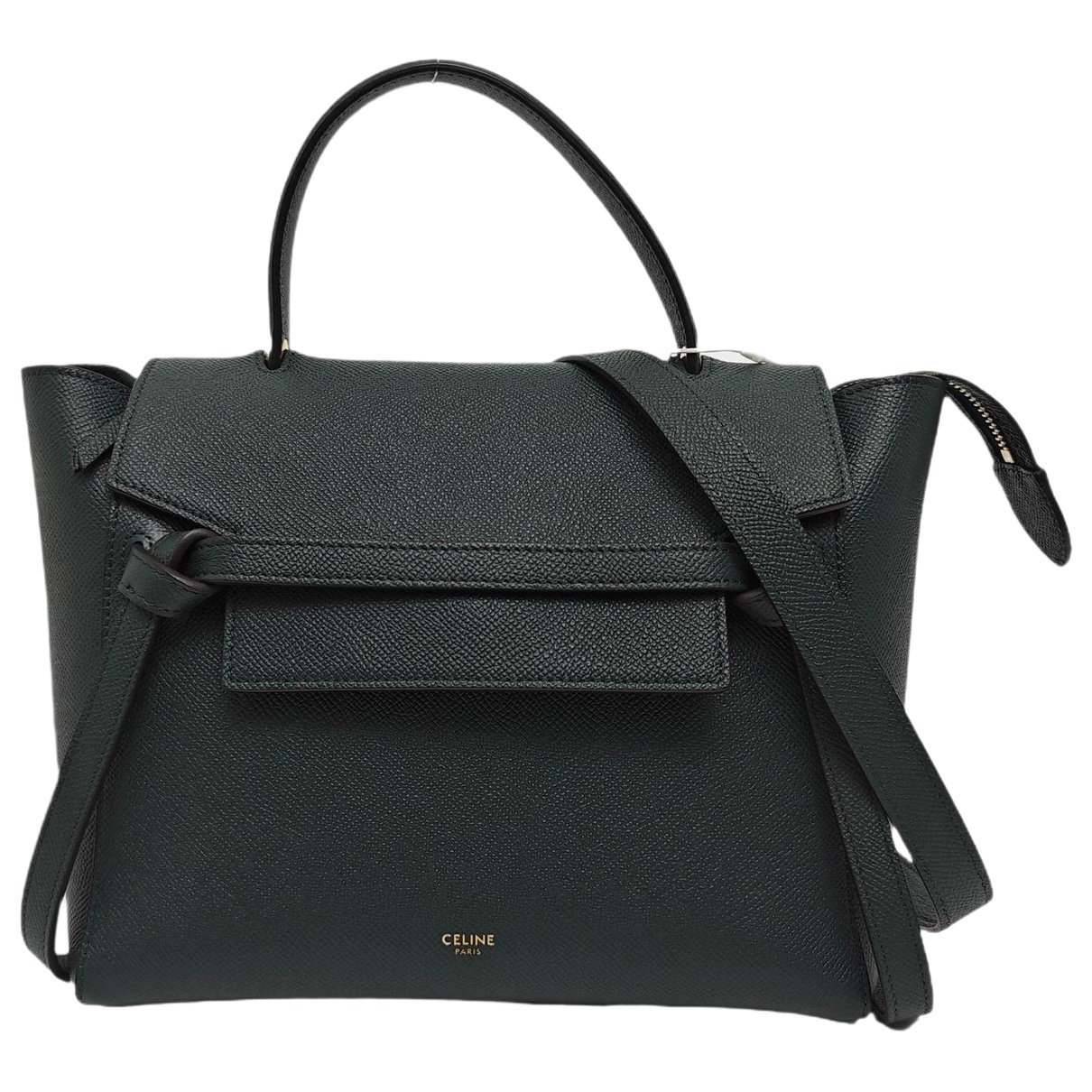 Belt leather handbag