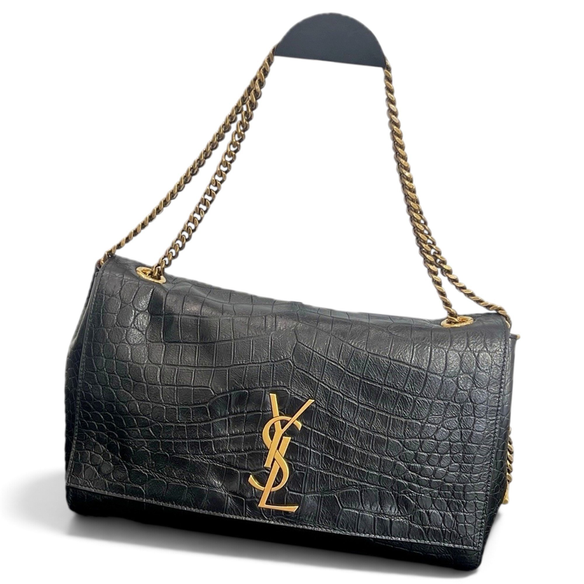 Reversible kate leather handbag