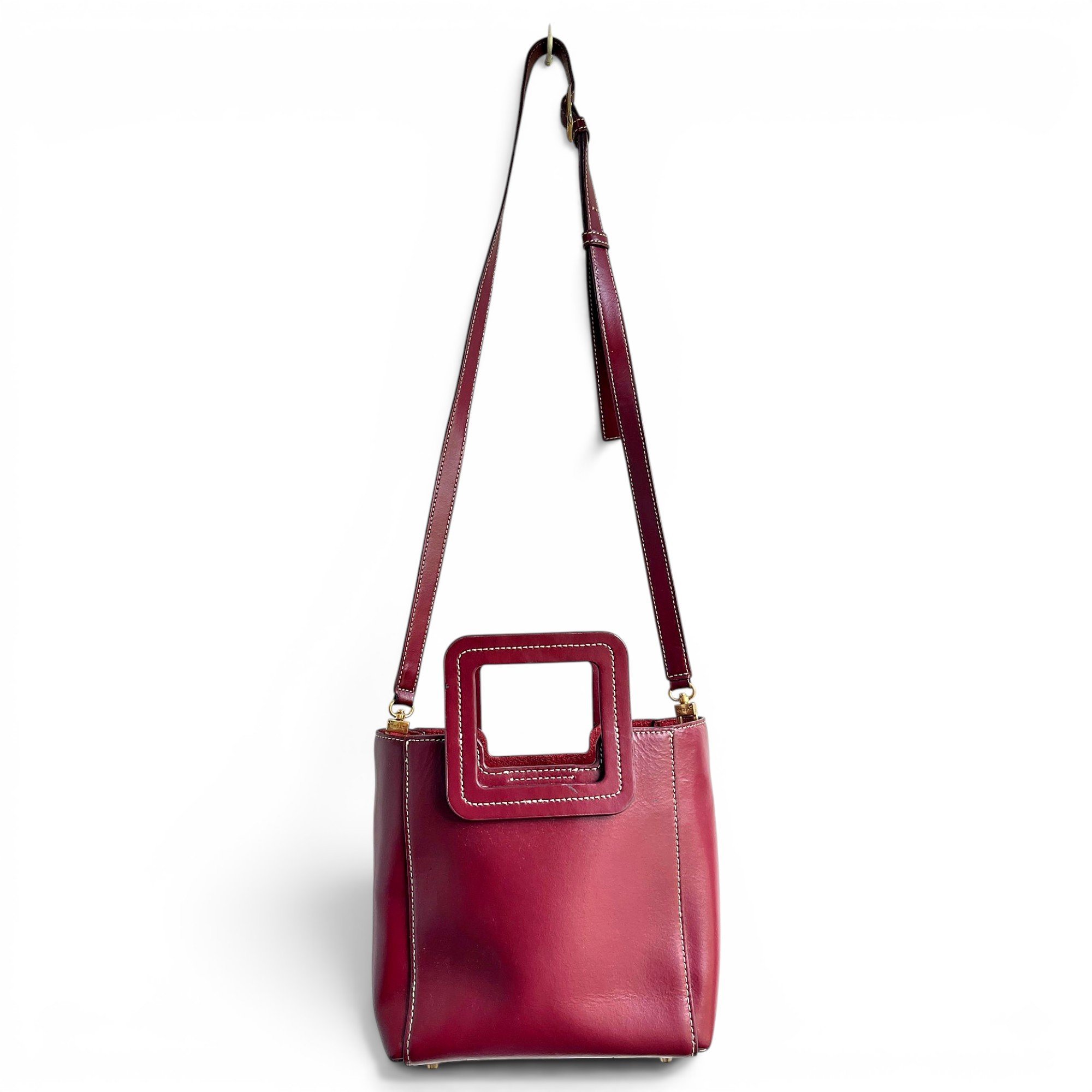 Staud Leather clutch bag