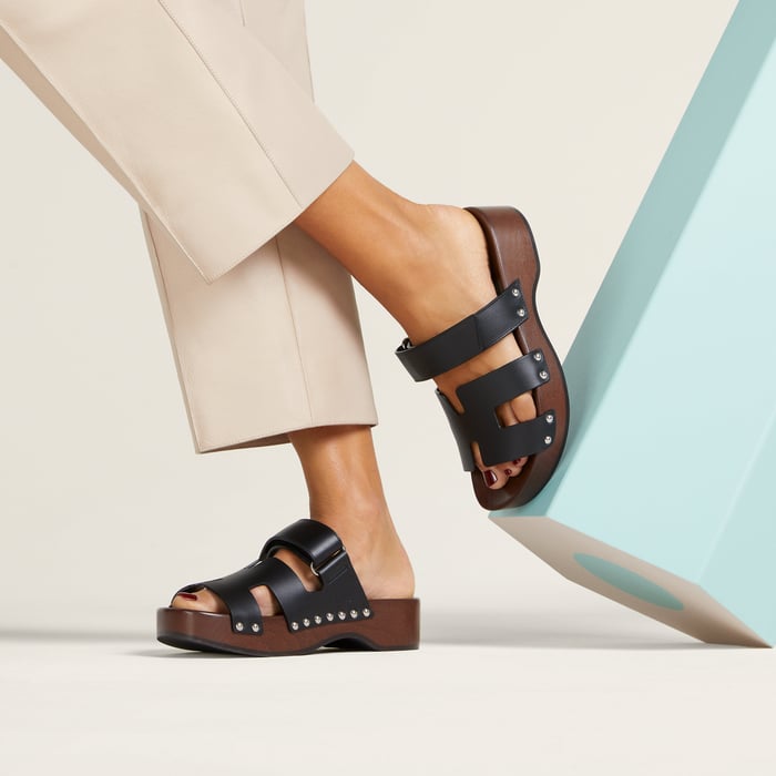 Noir Kos Clog