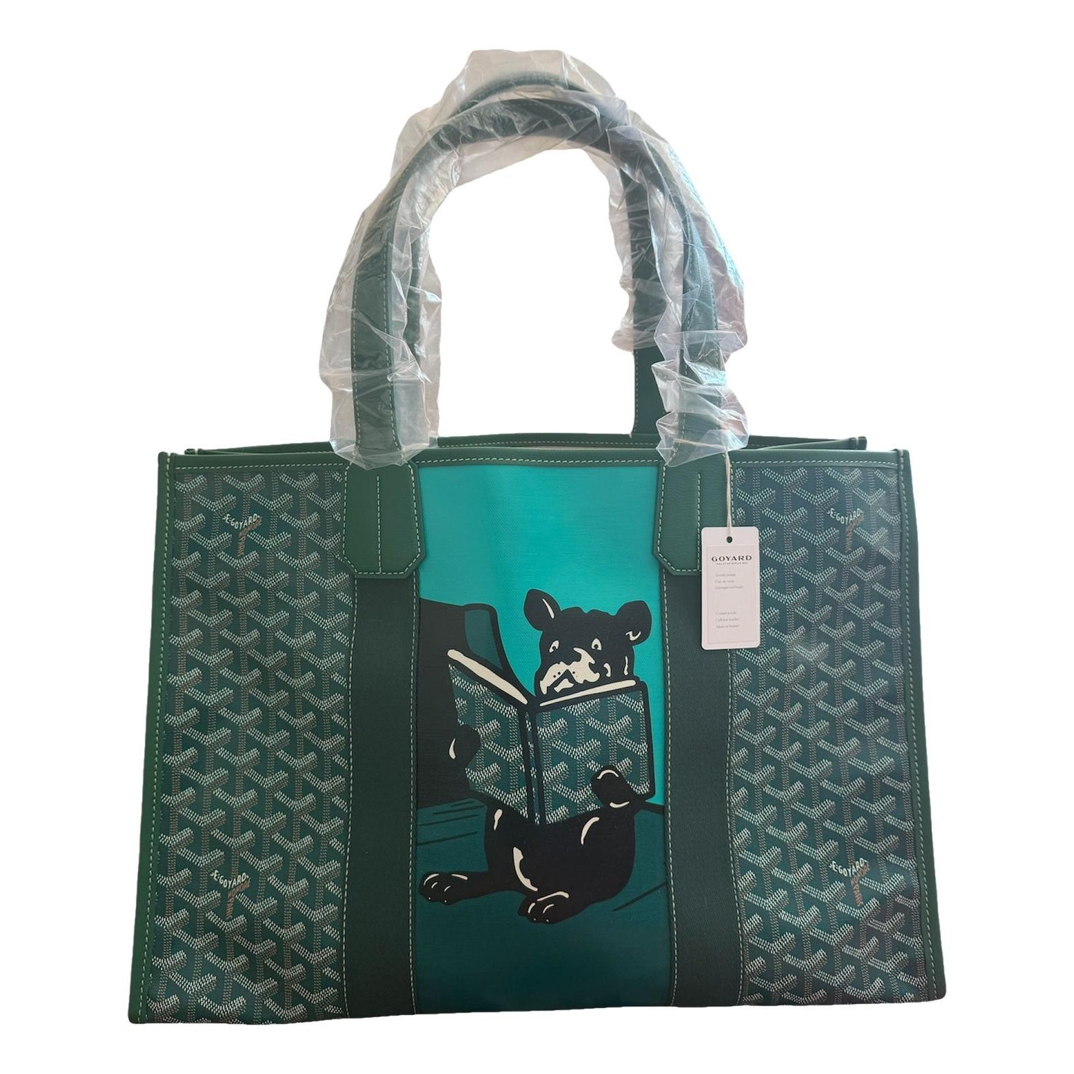 Goyard Saint-Louis leather tote
