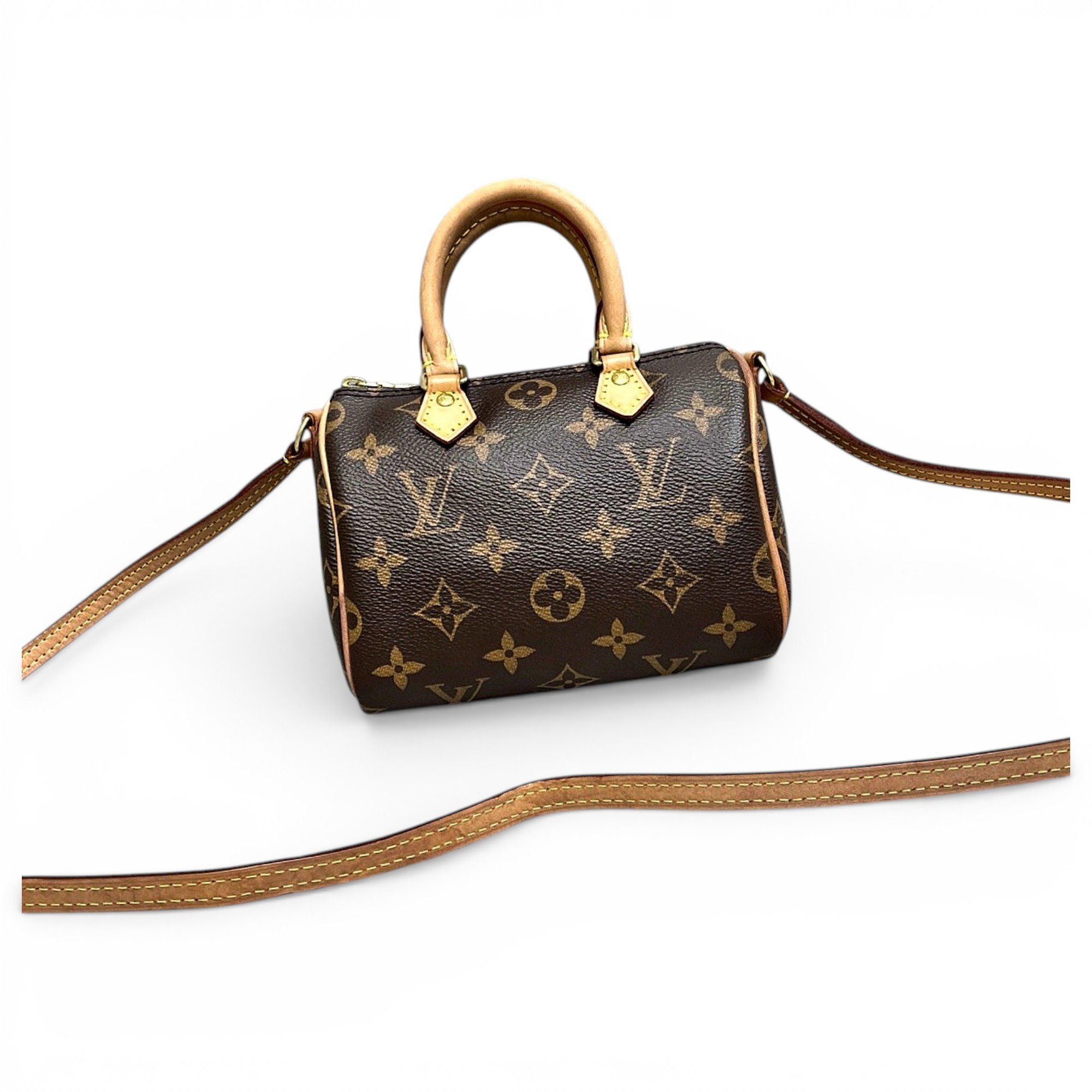 Nano Speedy / Mini HL leather handbag