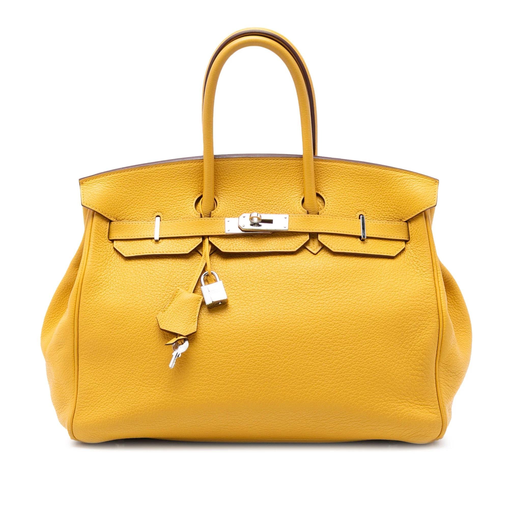 Birkin 35 leather handbag