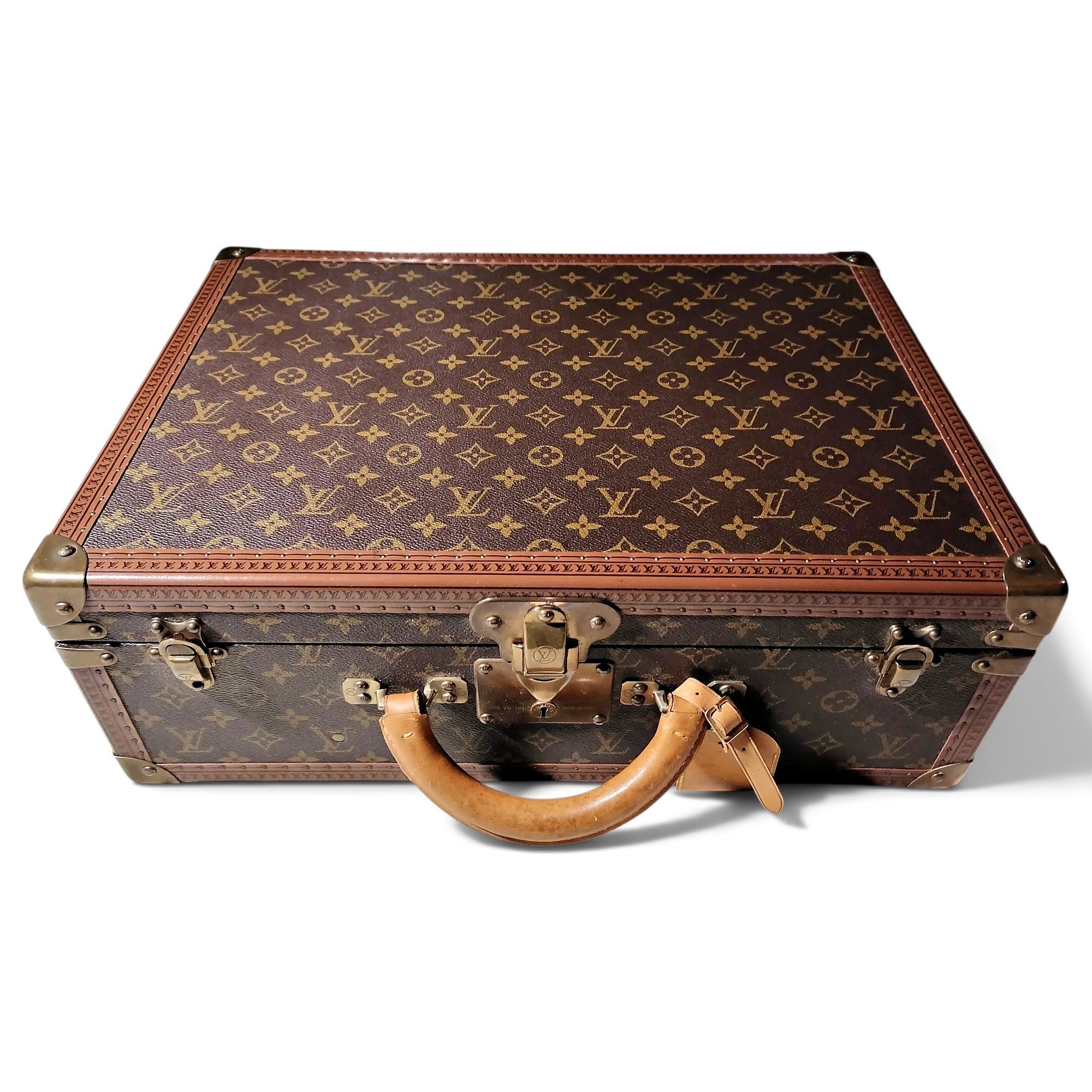 Bisten leather travel bag