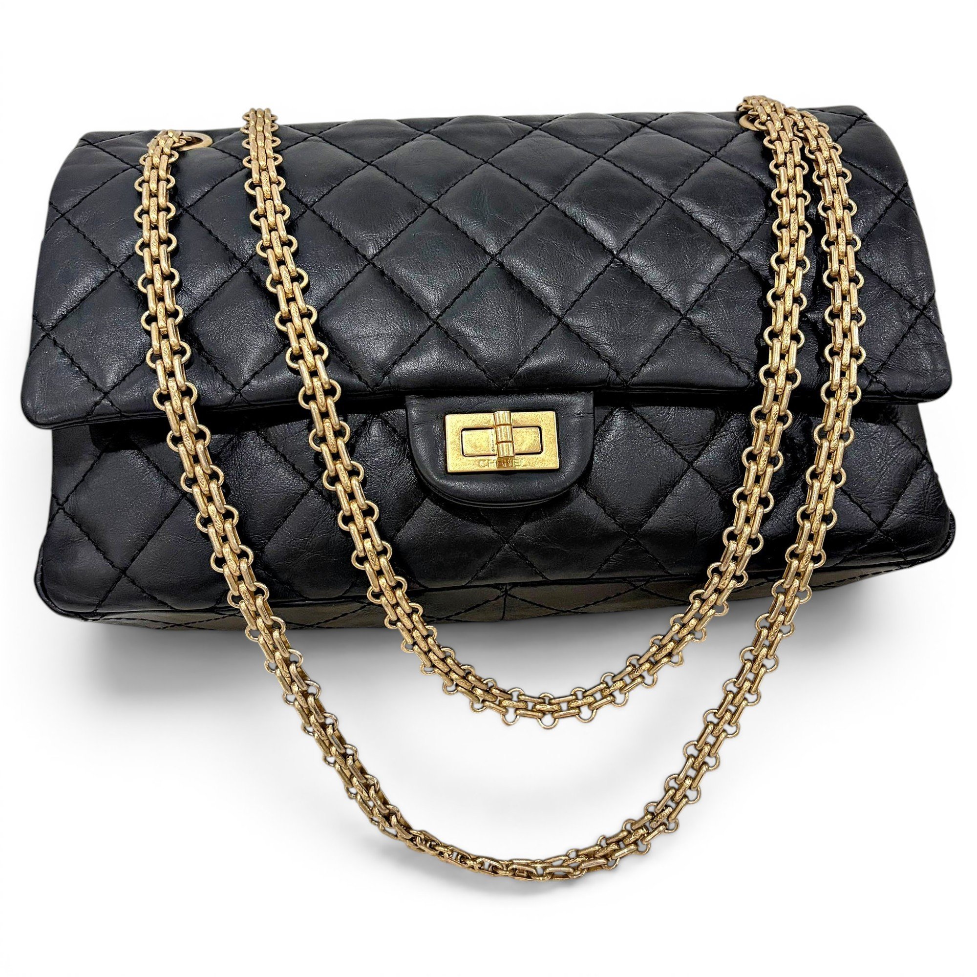 2.55 leather handbag