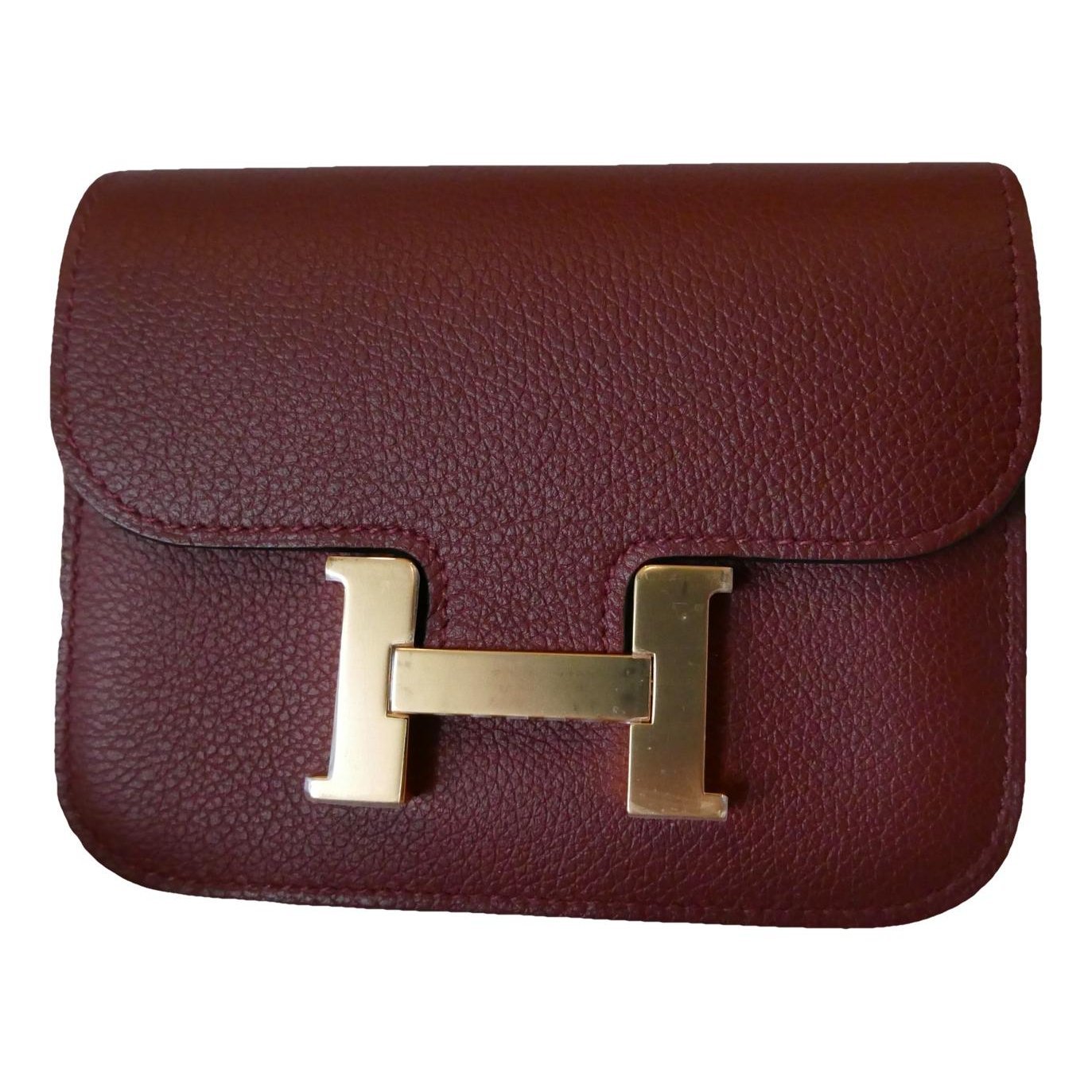 Constance leather clutch bag